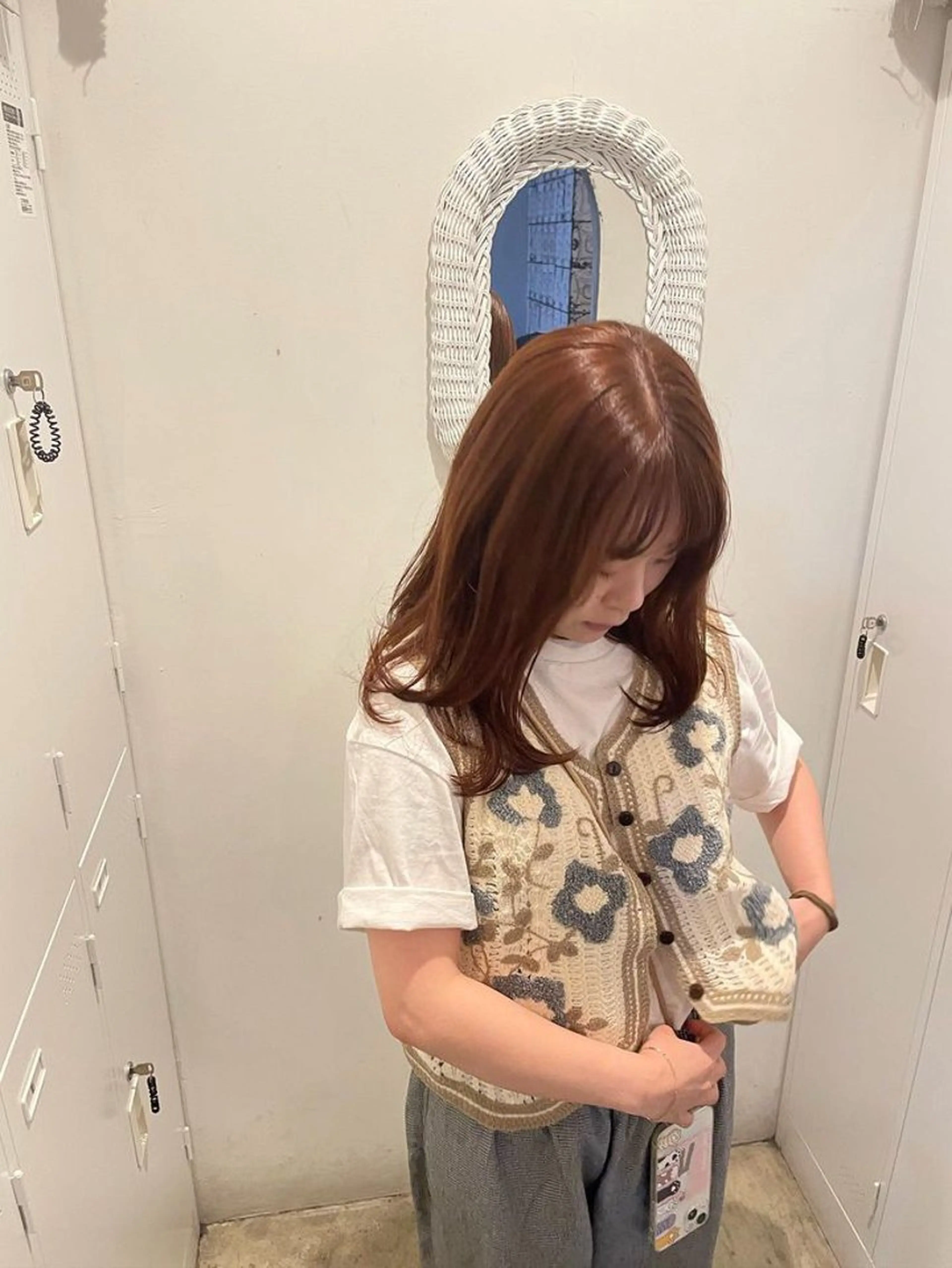 カラー ブラウンカラー ピンクカラー ヘアカラー loty hair design所属・Juri メンズカットパーマのヘアスタイル