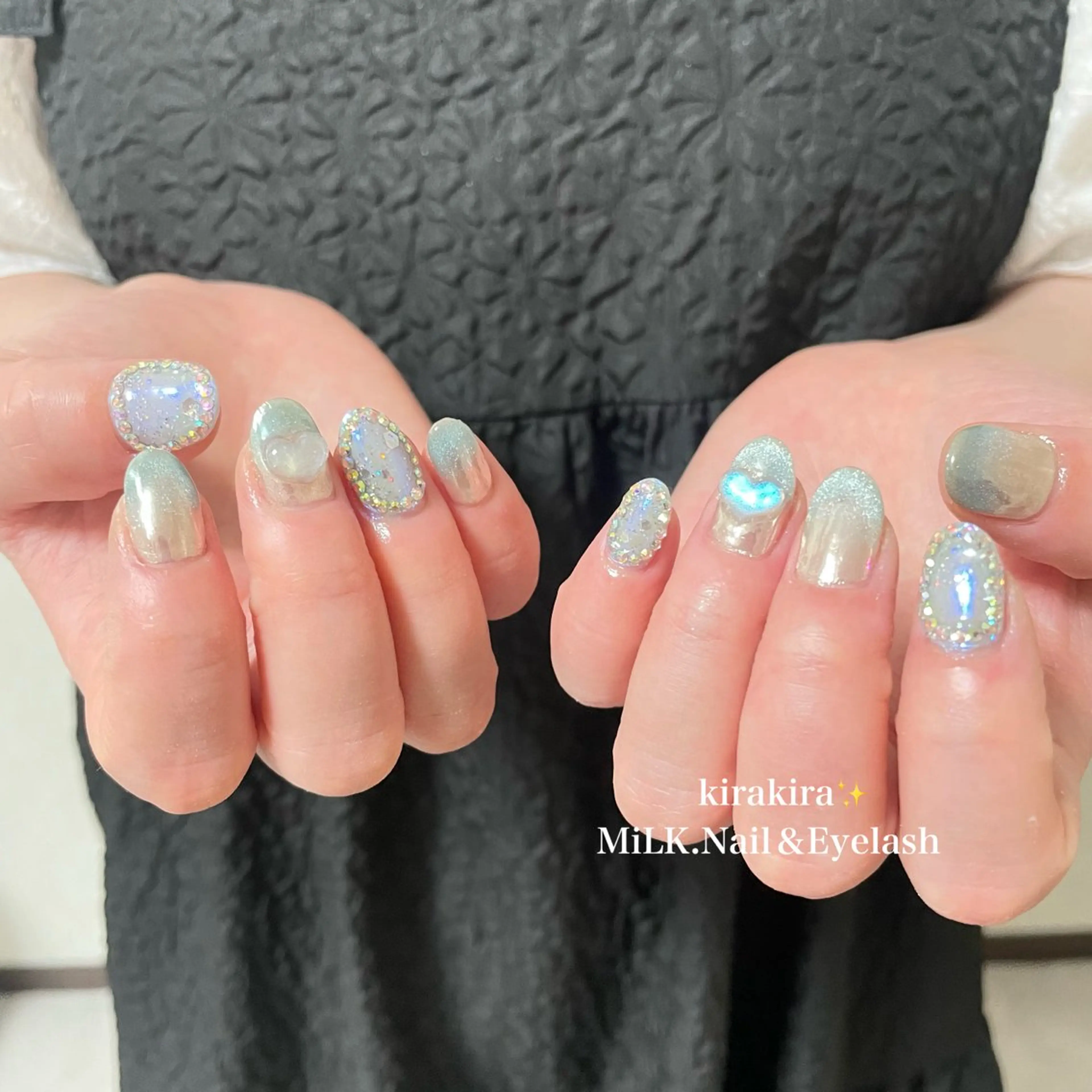 ネイル ハンドネイル MiLK.   Nail&Eyelash所属・MiLK. wakaのマツエク・マツパデザイン