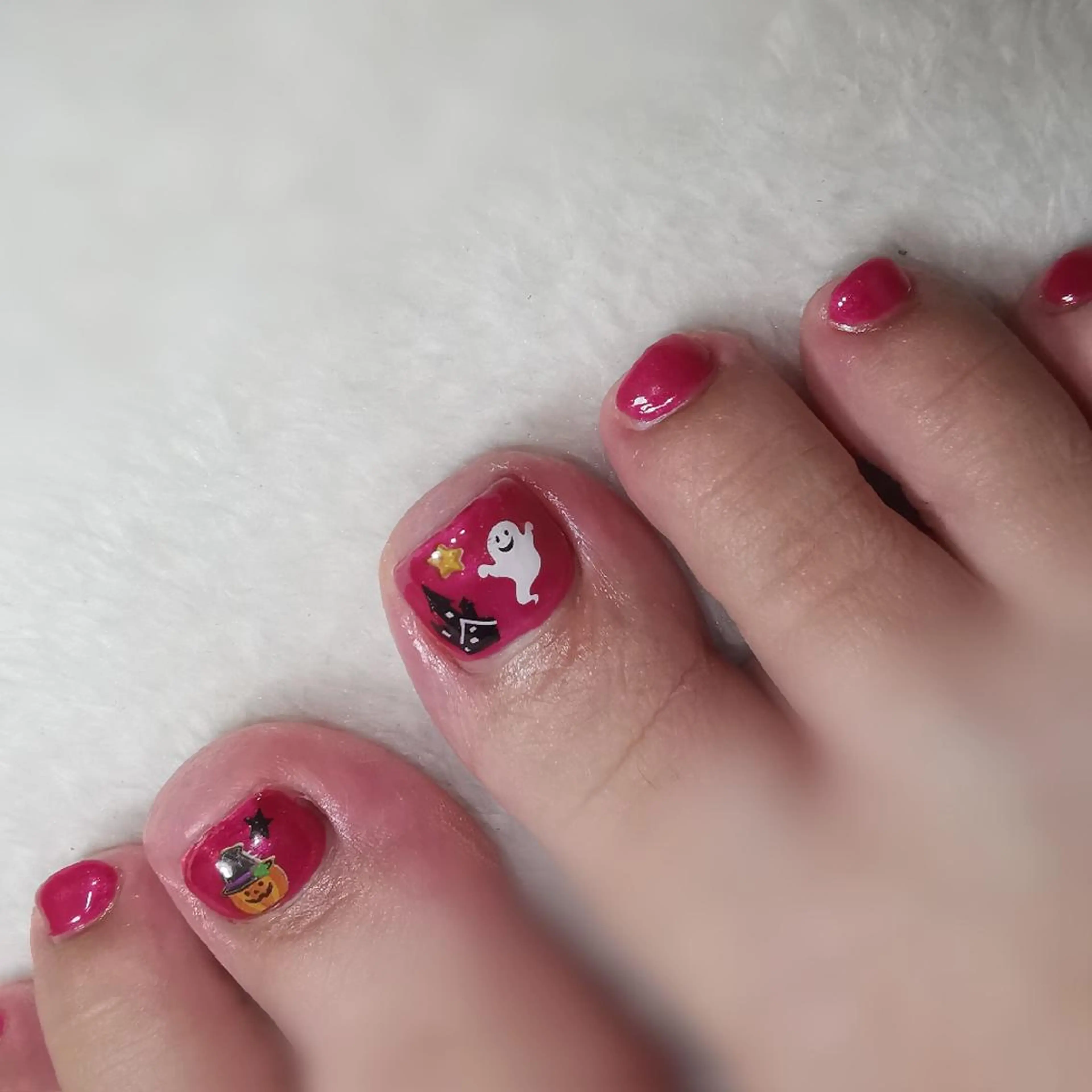 ネイル ハロウィン フットネイル reve あやののネイルデザイン