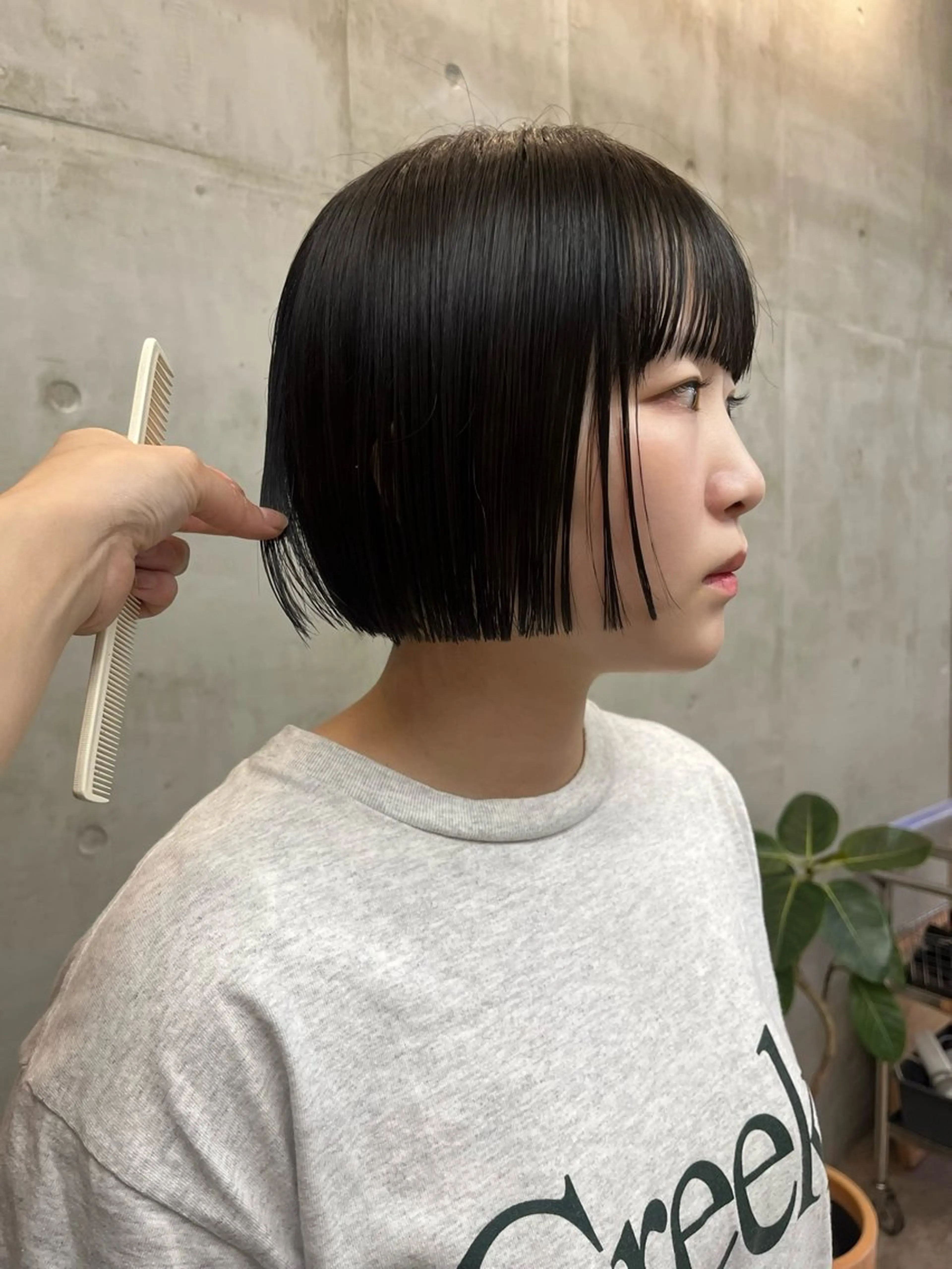 ショート カラー ボブ カット SALT WATER所属・🫐 𝐌𝐚𝐨 🫐似合わせcutのヘアスタイル