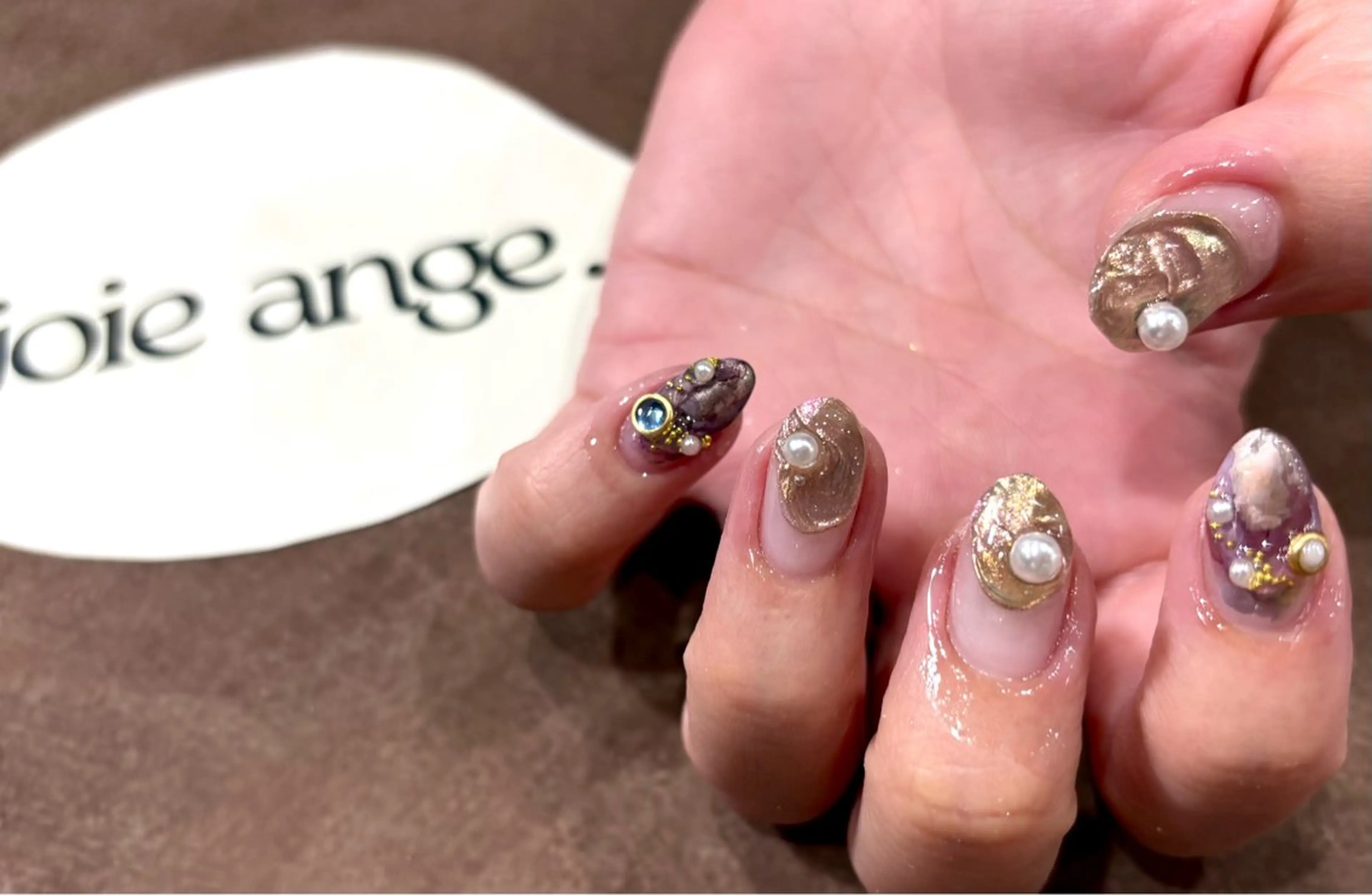 ネイル ハンドネイル joieange 難波店 藤谷ルディアのネイルデザイン