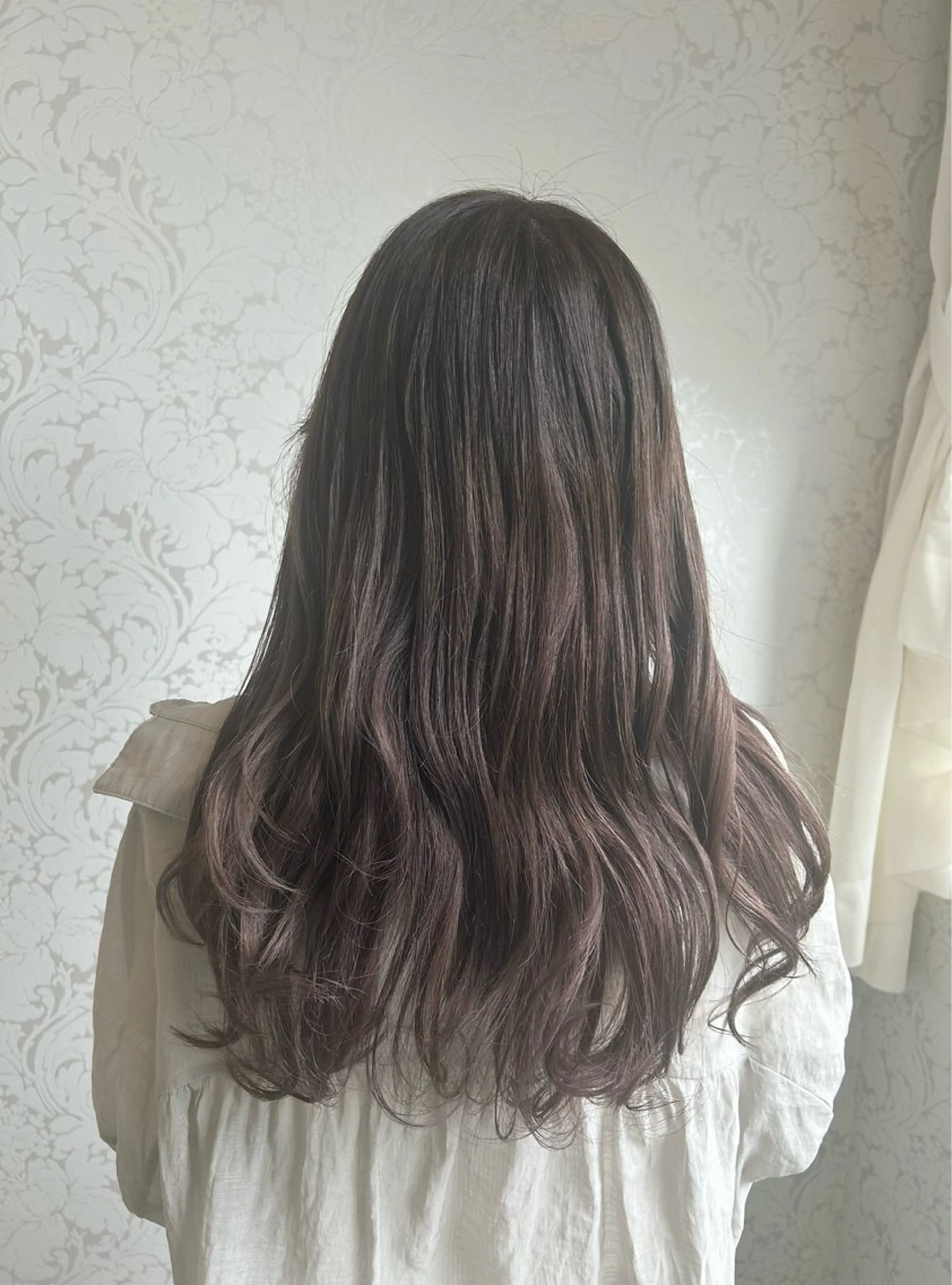 ロング カラー ラベンダーカラー Hair Design Angelo ヘアーデザインアンジェロ】所属・赤川 えみのヘアスタイル