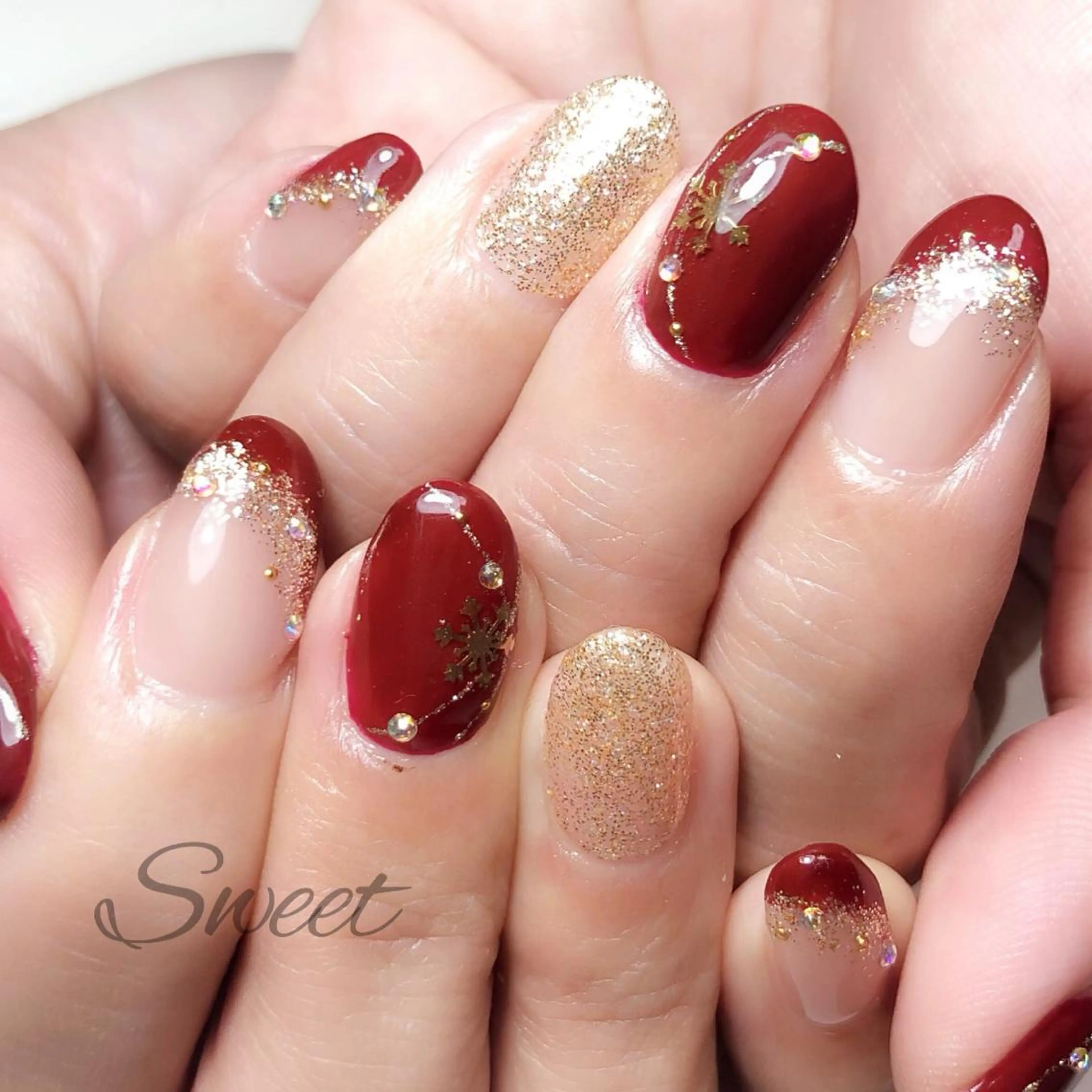 ネイル sweet 仲野陽子のネイルデザイン