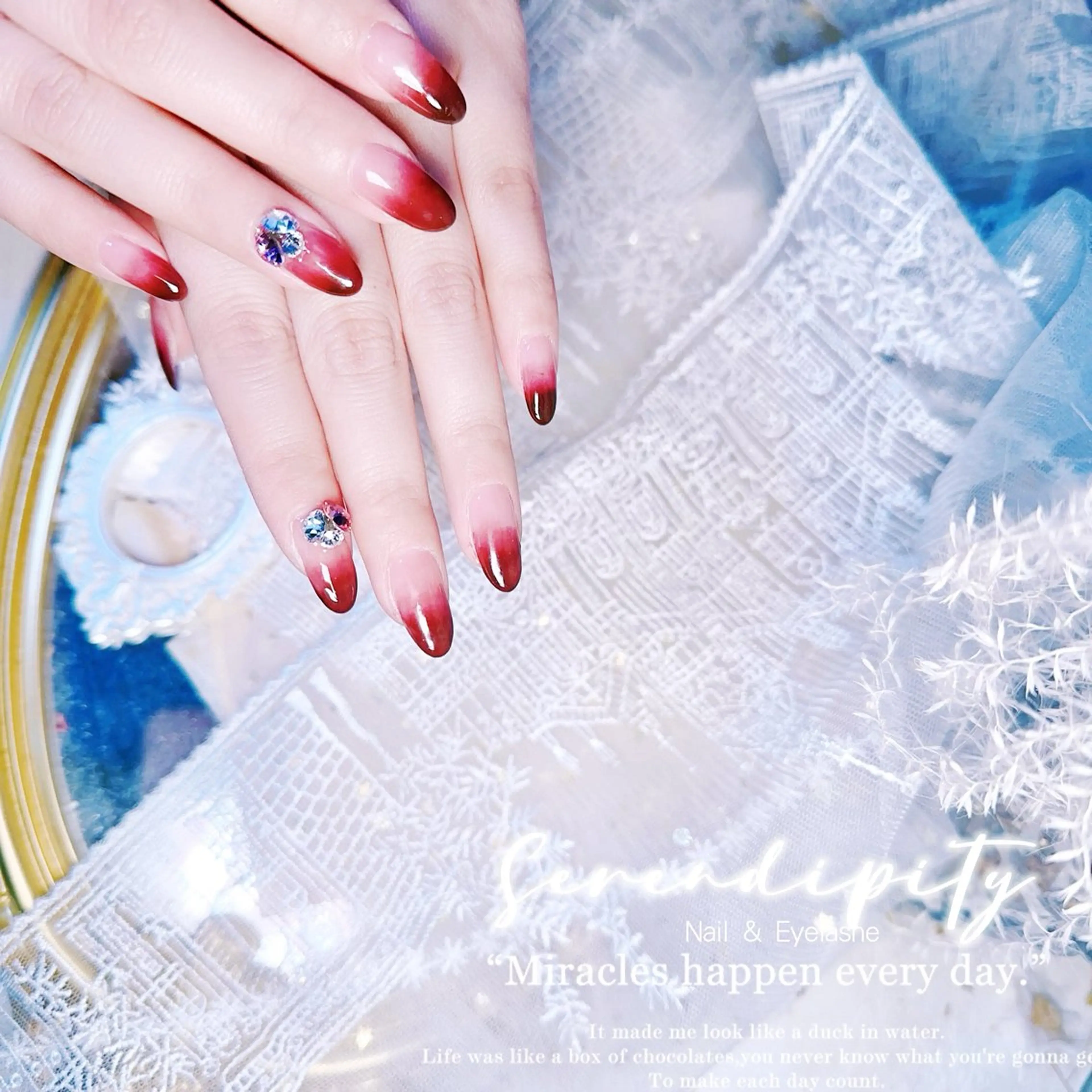 長さ出し :チップ➕ パラジェル色放題2色OKの写真