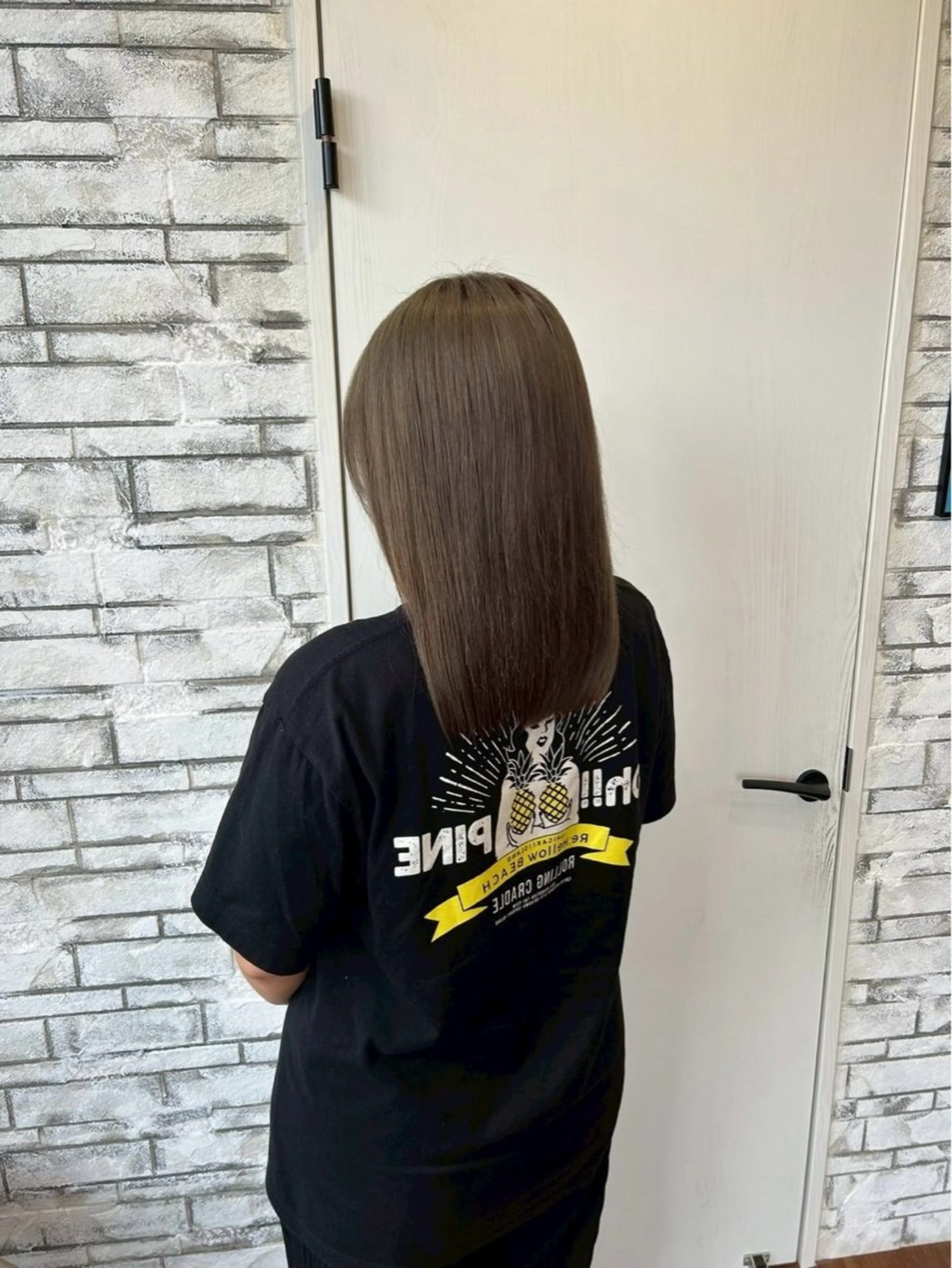 セミロング りな/ツヤカラー/ 豊橋美容院のヘアスタイル