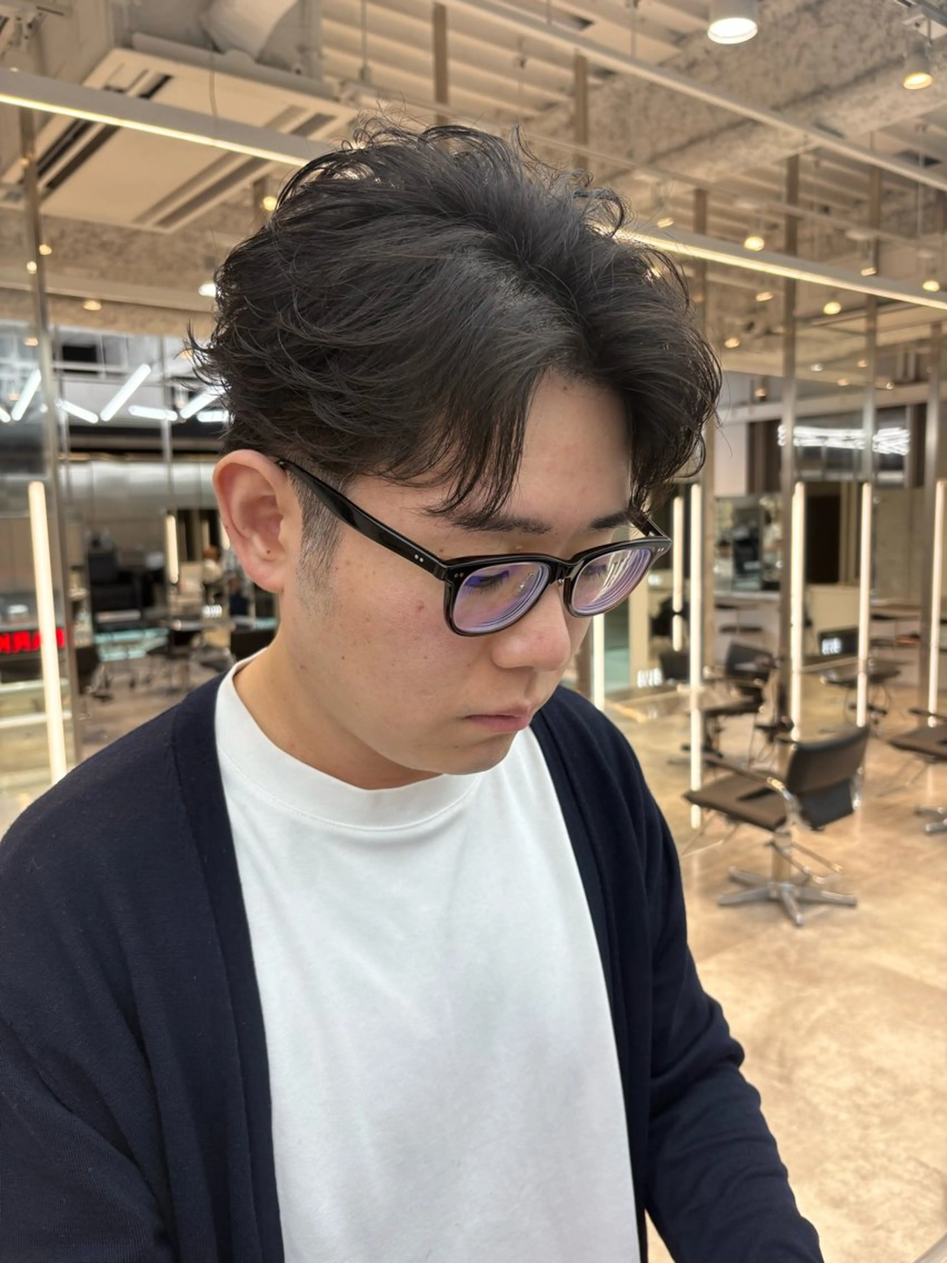 パーマ メンズ カット パーマ fifth 桐山 蒼史のヘアスタイル