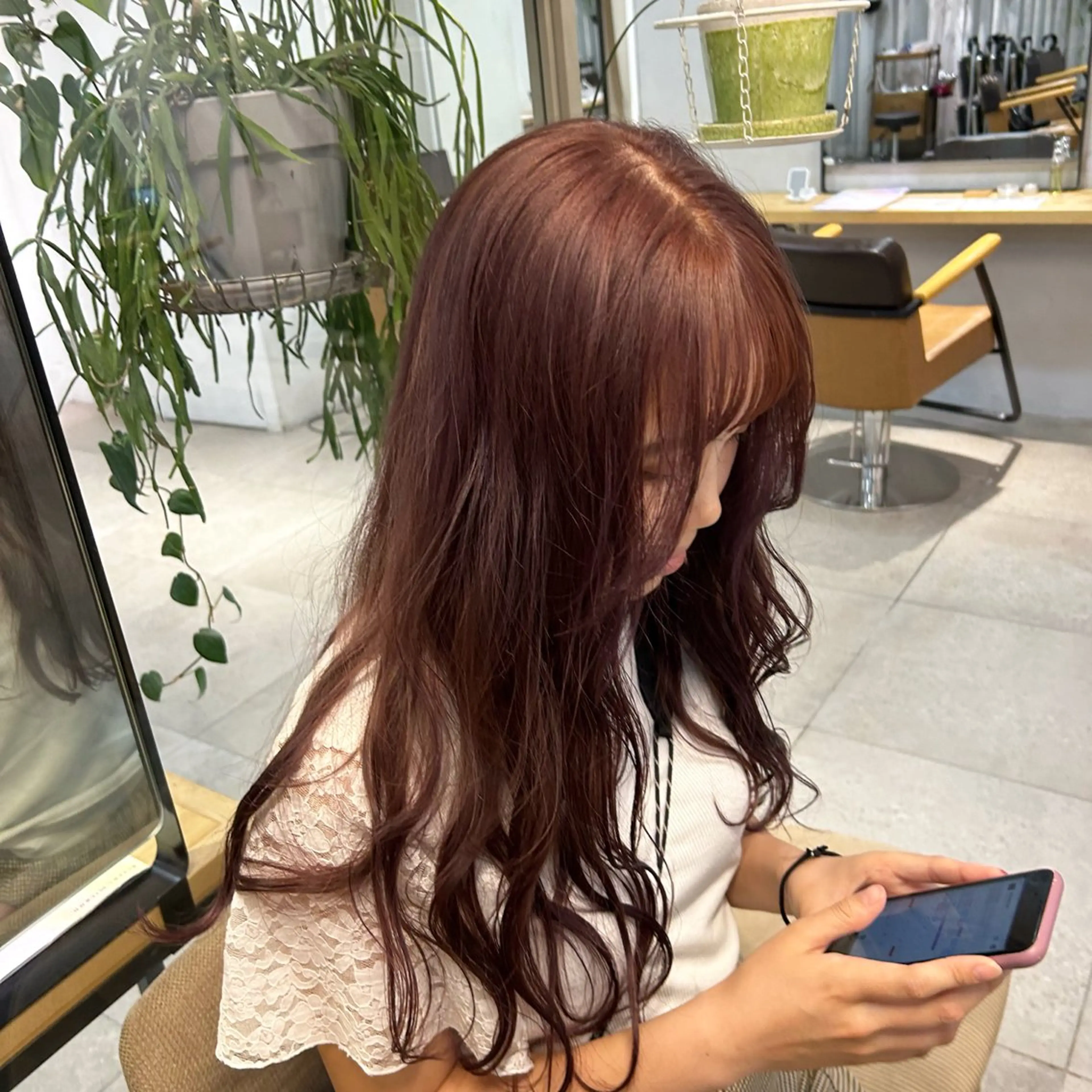 ロング カラー ヘアカラー じゅわっと暖色カラー 🍊Moemiのヘアスタイル