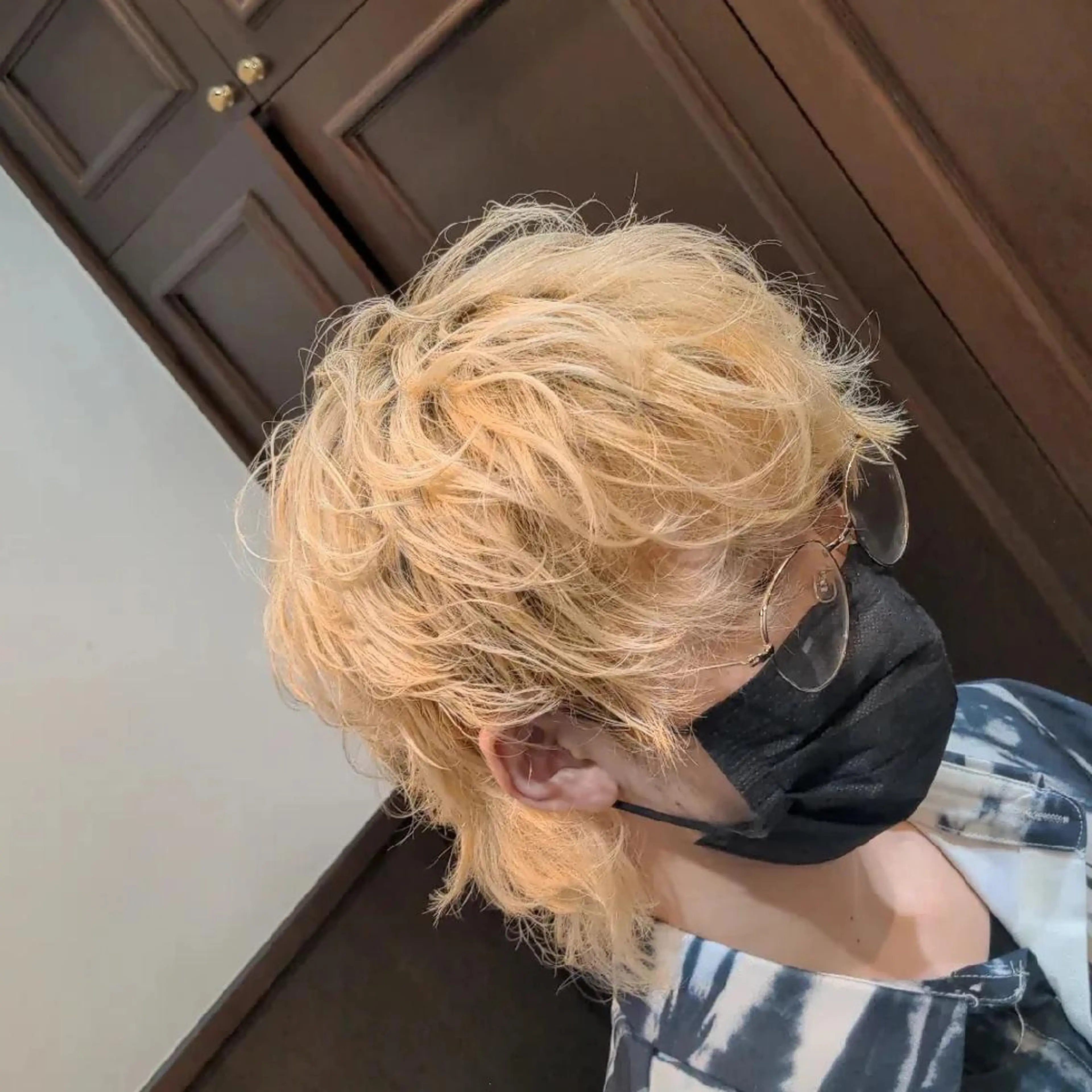 セミロング ウルフカット HIRO GINZA 神田店　ヒロ銀座所属・浅沼 響のヘアスタイル