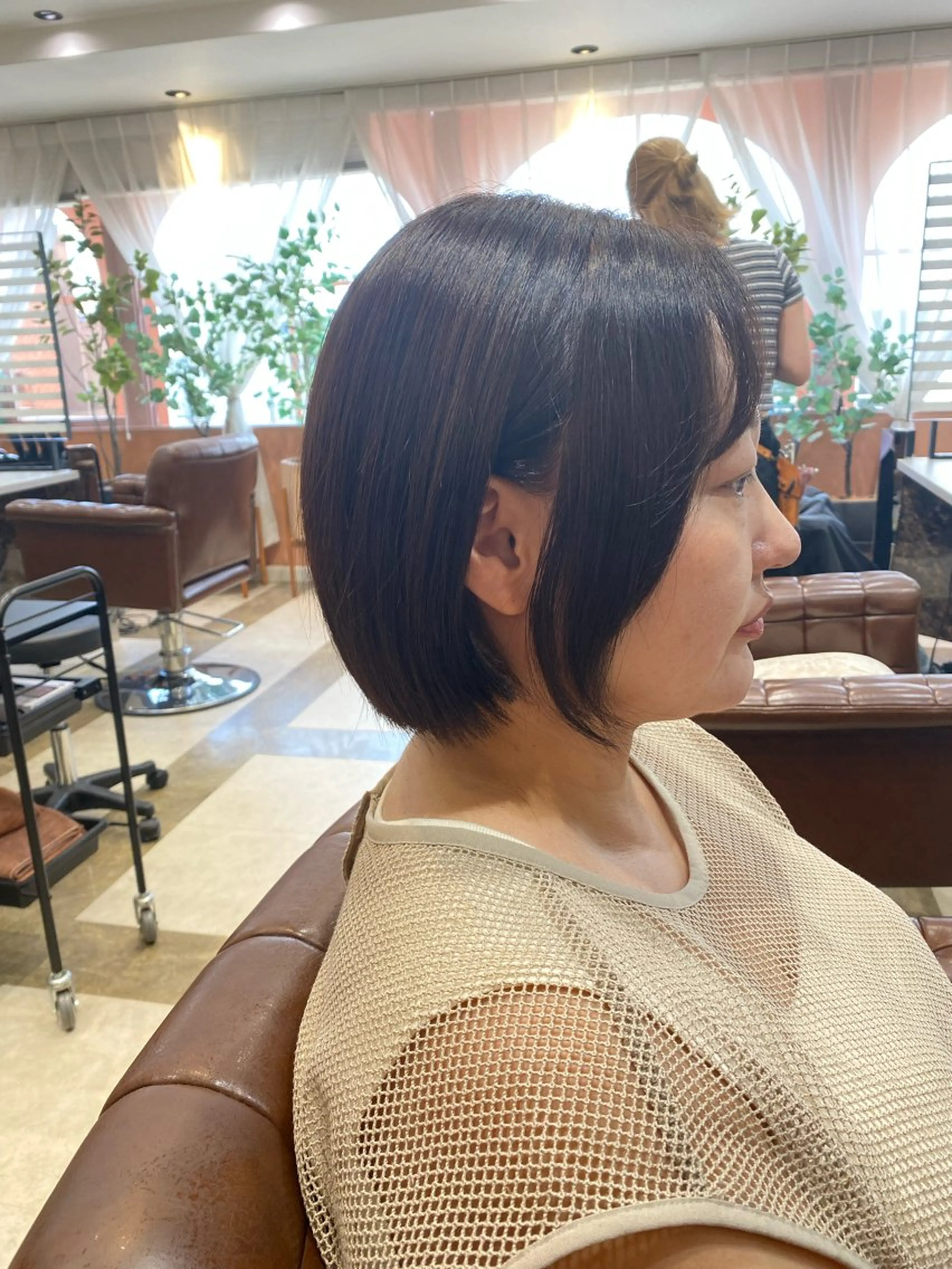 ショート 切りっぱなしボブ ボブ Ciel所属・CIEL KAZUMAのヘアスタイル
