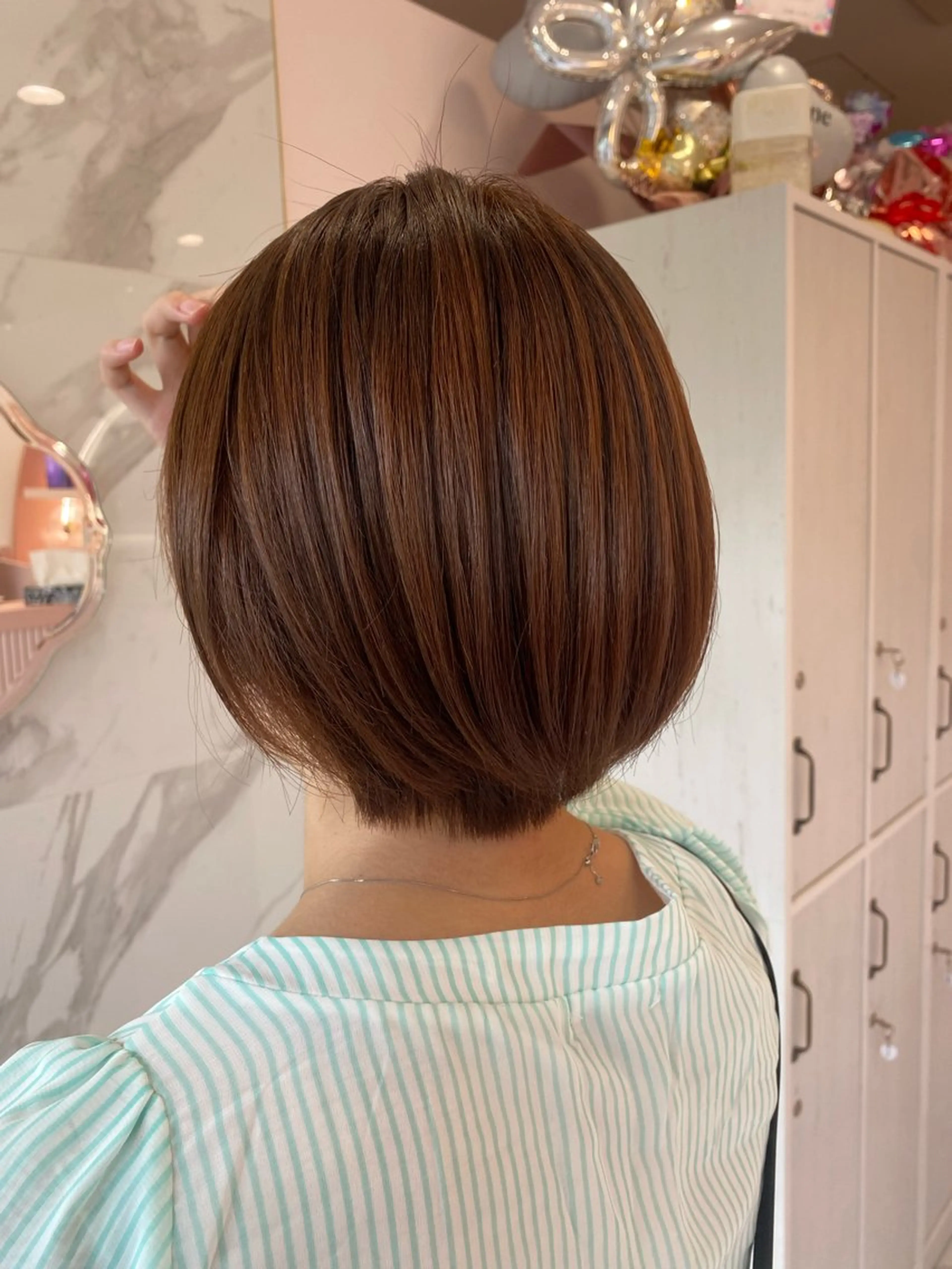 ショート 新田 妃那のヘアスタイル