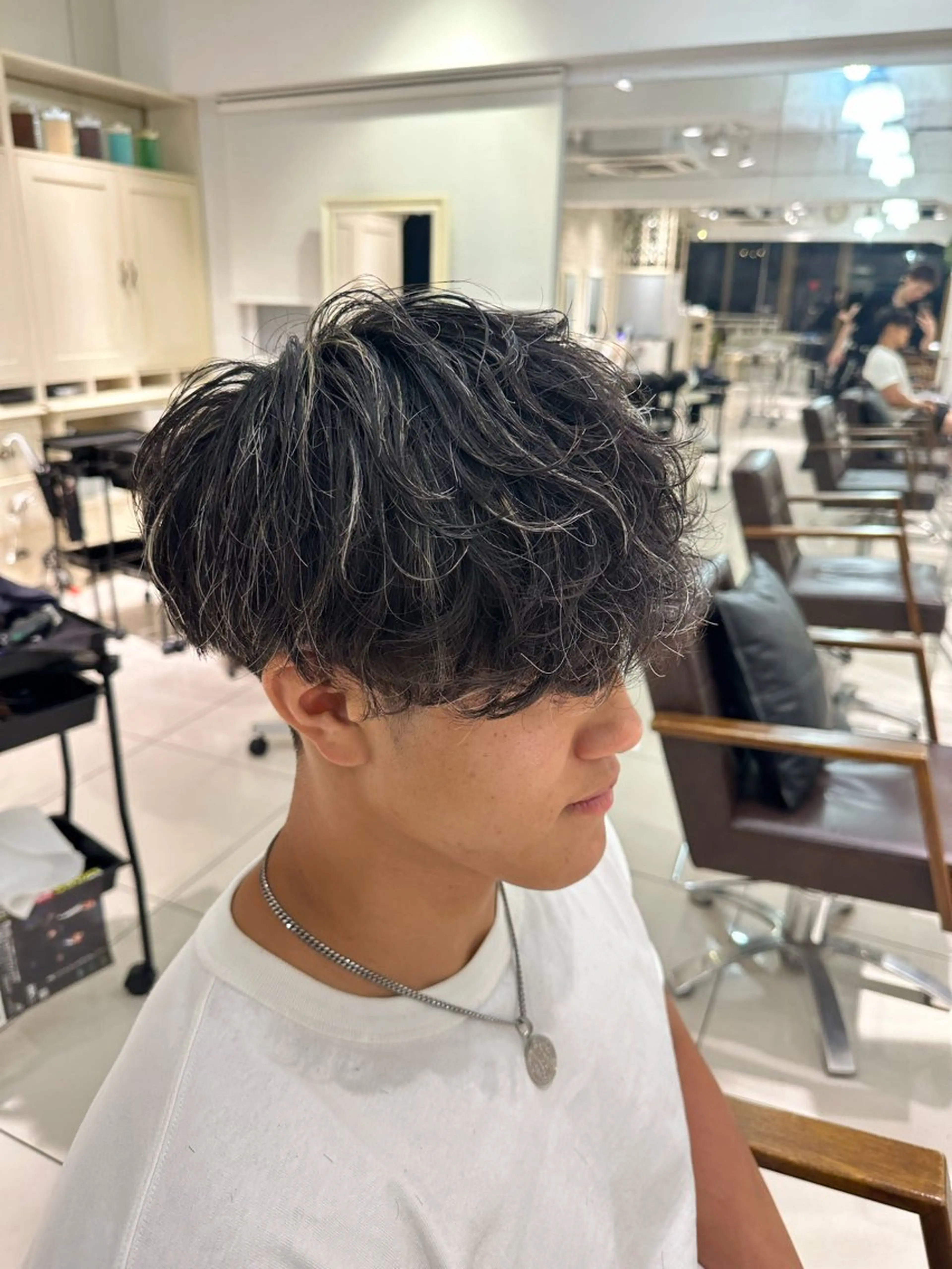 メンズ SALOWIN渋谷caldo店B1所属・岐津公太 メンズ縮毛矯正のプロのヘアスタイル