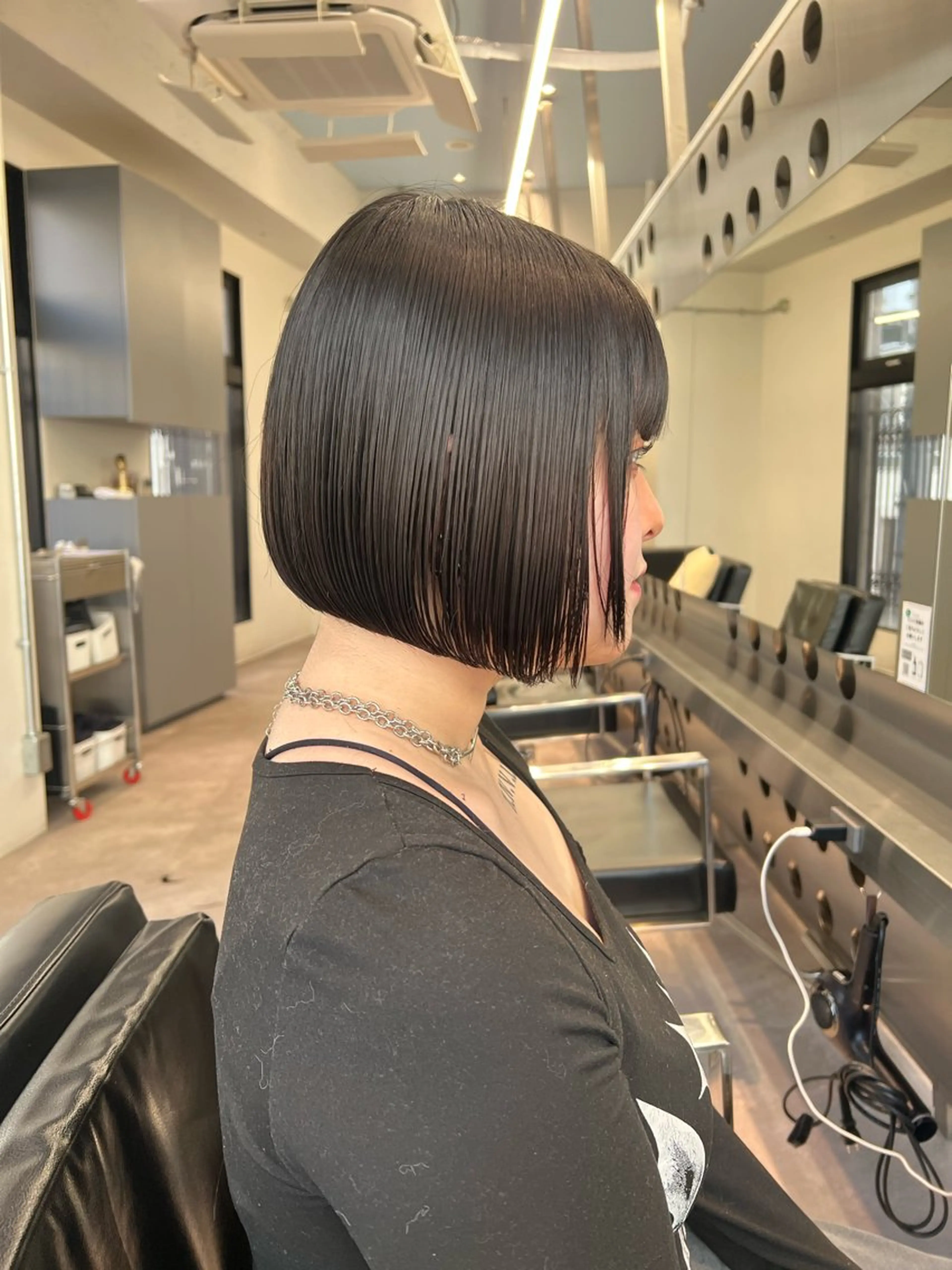 ショート ボブ カット 堀江 /木下椋麻のヘアスタイル