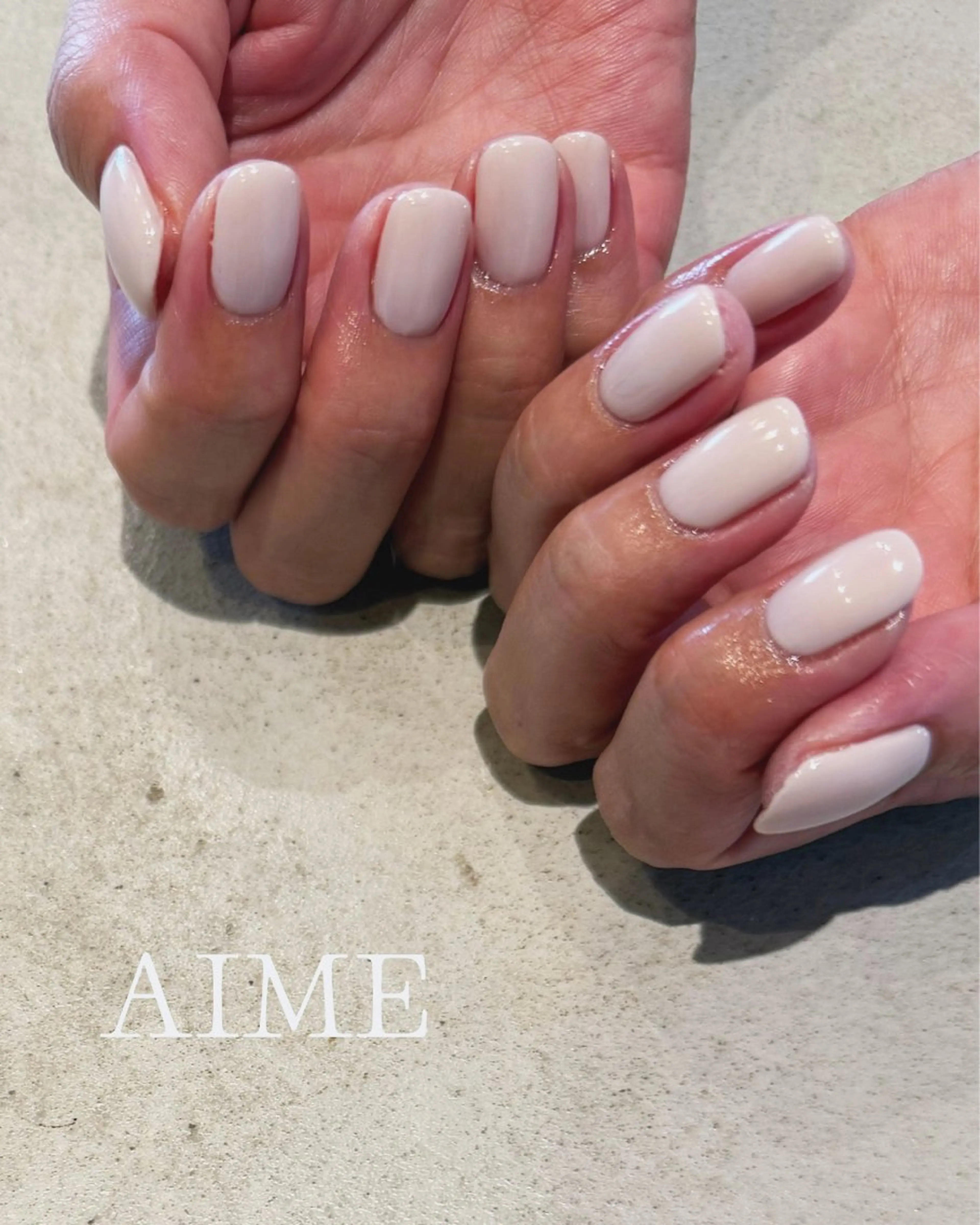 【平日限定・ミニモ限定】*ハンド*シンプルネイルの写真