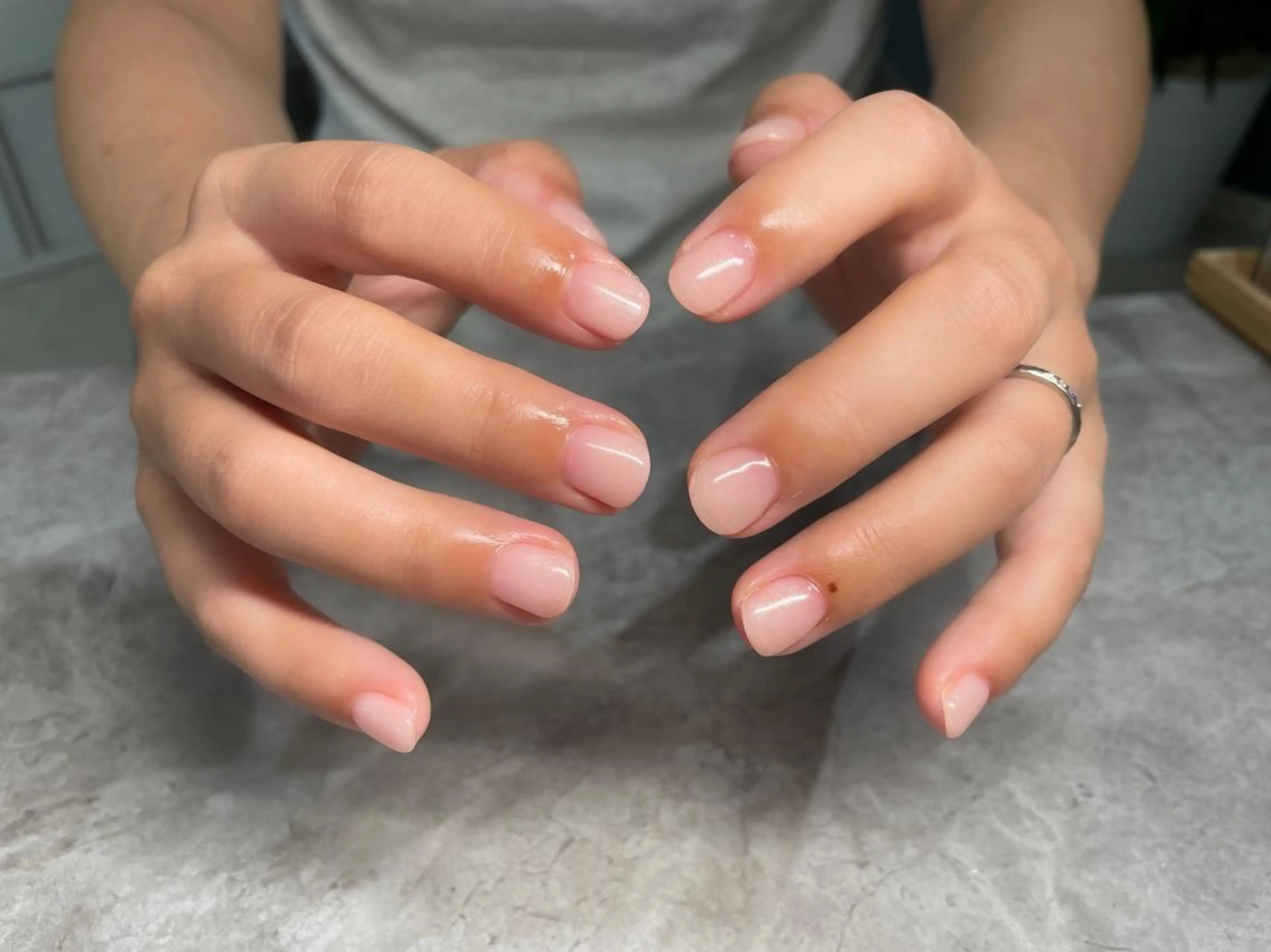 ネイル グラデーション ラメ(グリッター) ピンク Nail Salon Lindaのネイルデザイン