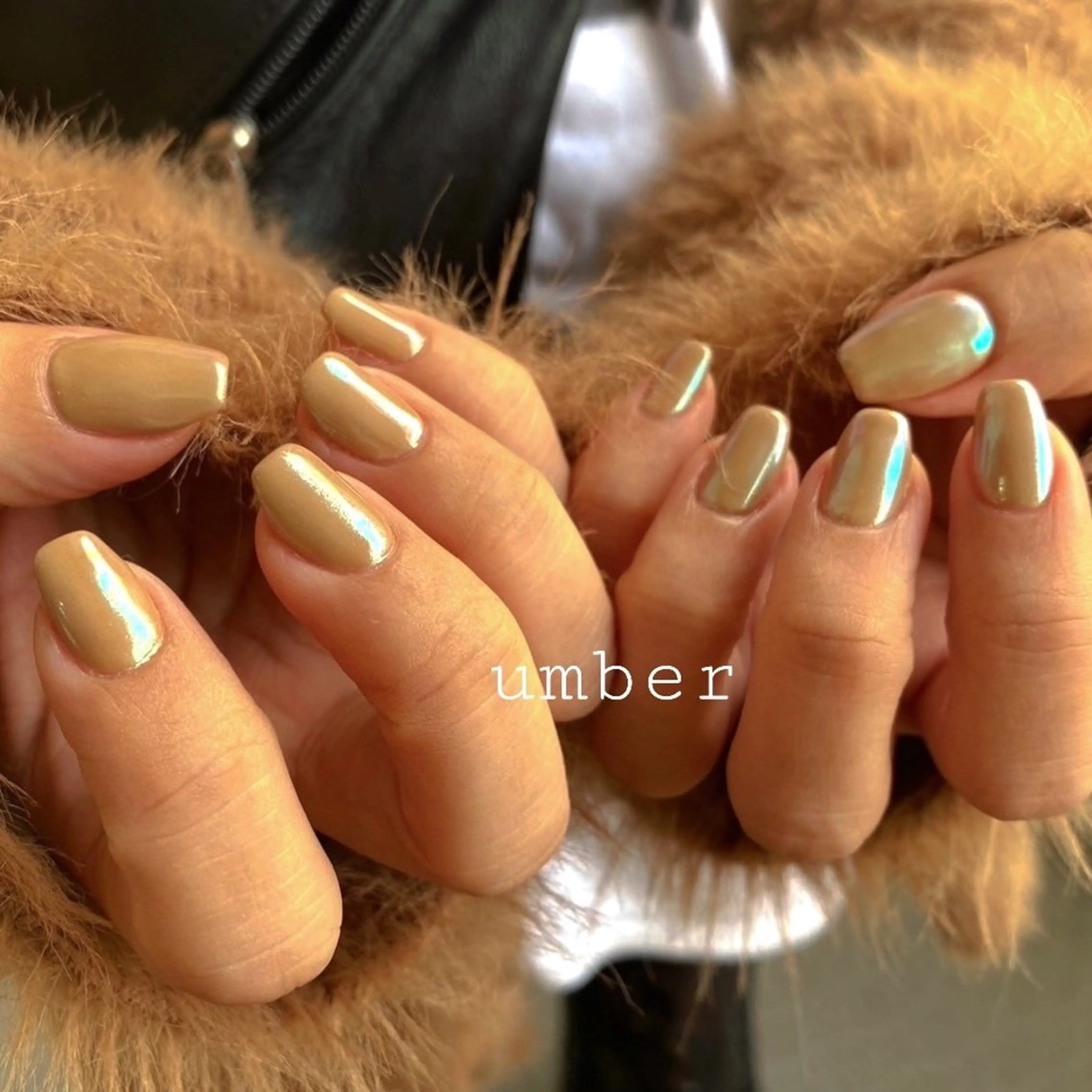 ネイル ハンドネイル umber 三茶1分のネイルデザイン