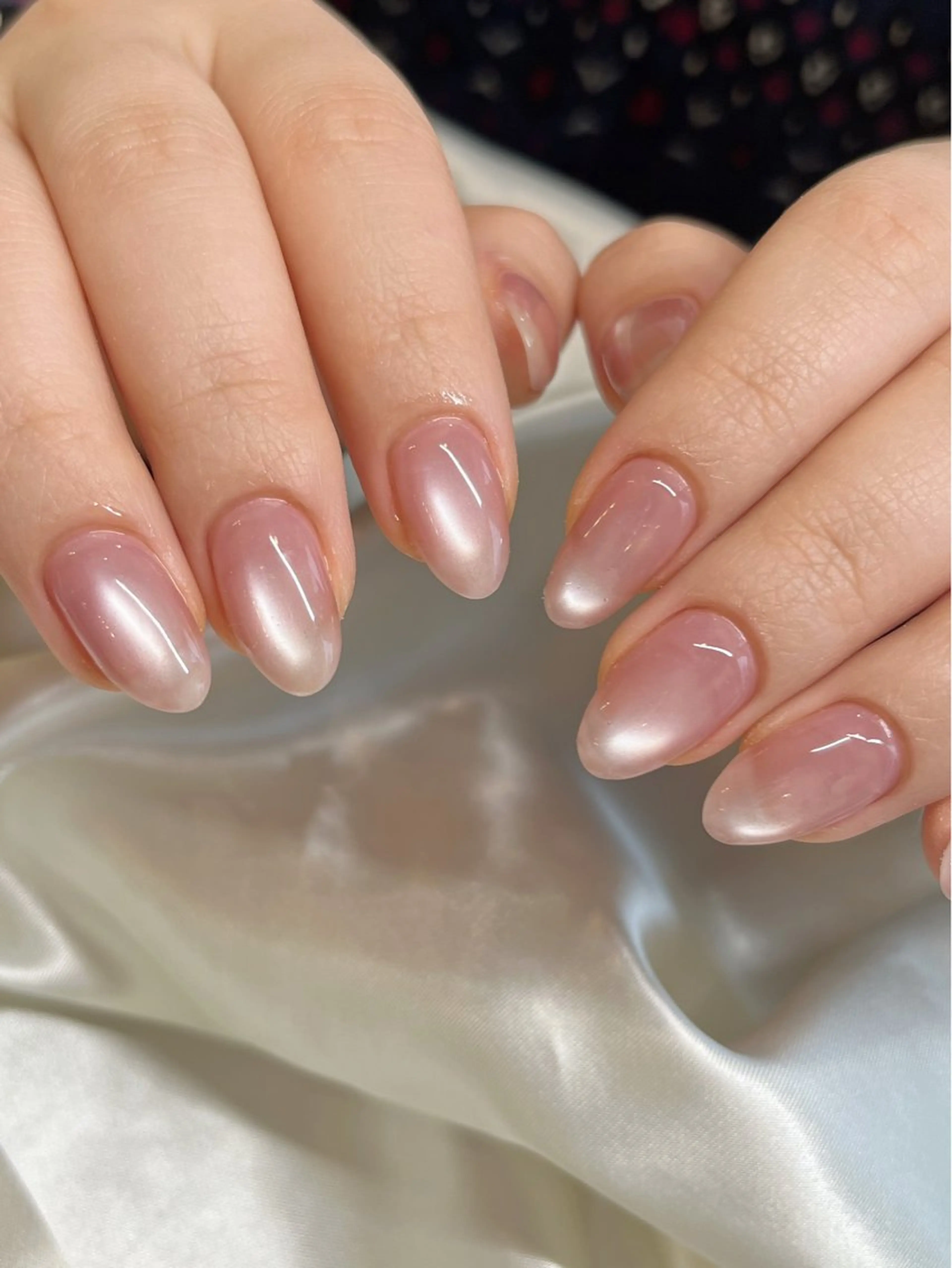 ネイル 桜ネイル ピンク ハンドネイル pétit所属・petit sarina..ෆのネイルデザイン