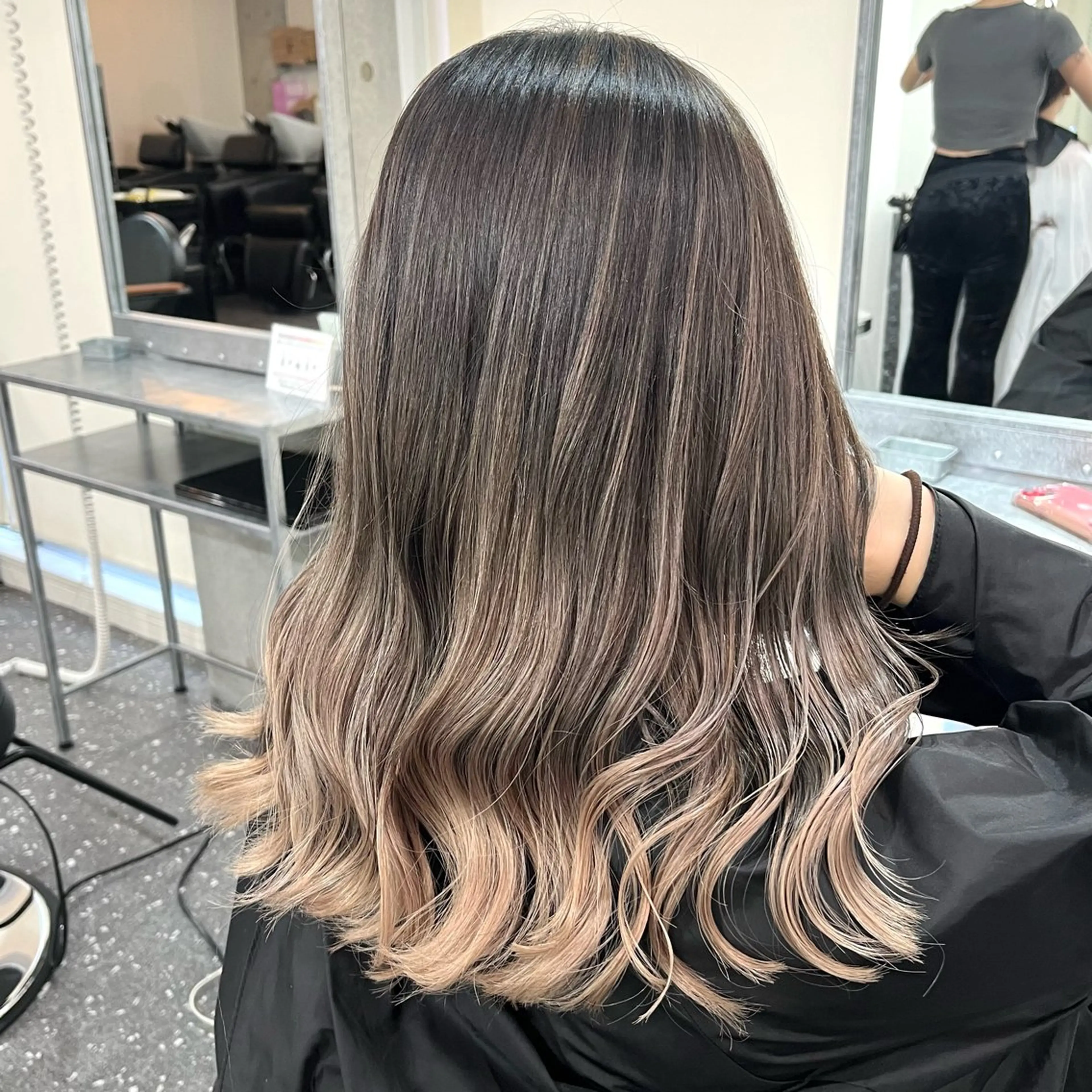 セミロング カット ヘアカラー 縮毛矯正 トリートメント 韓国風/髪質改善/ Kiyoraのヘアスタイル