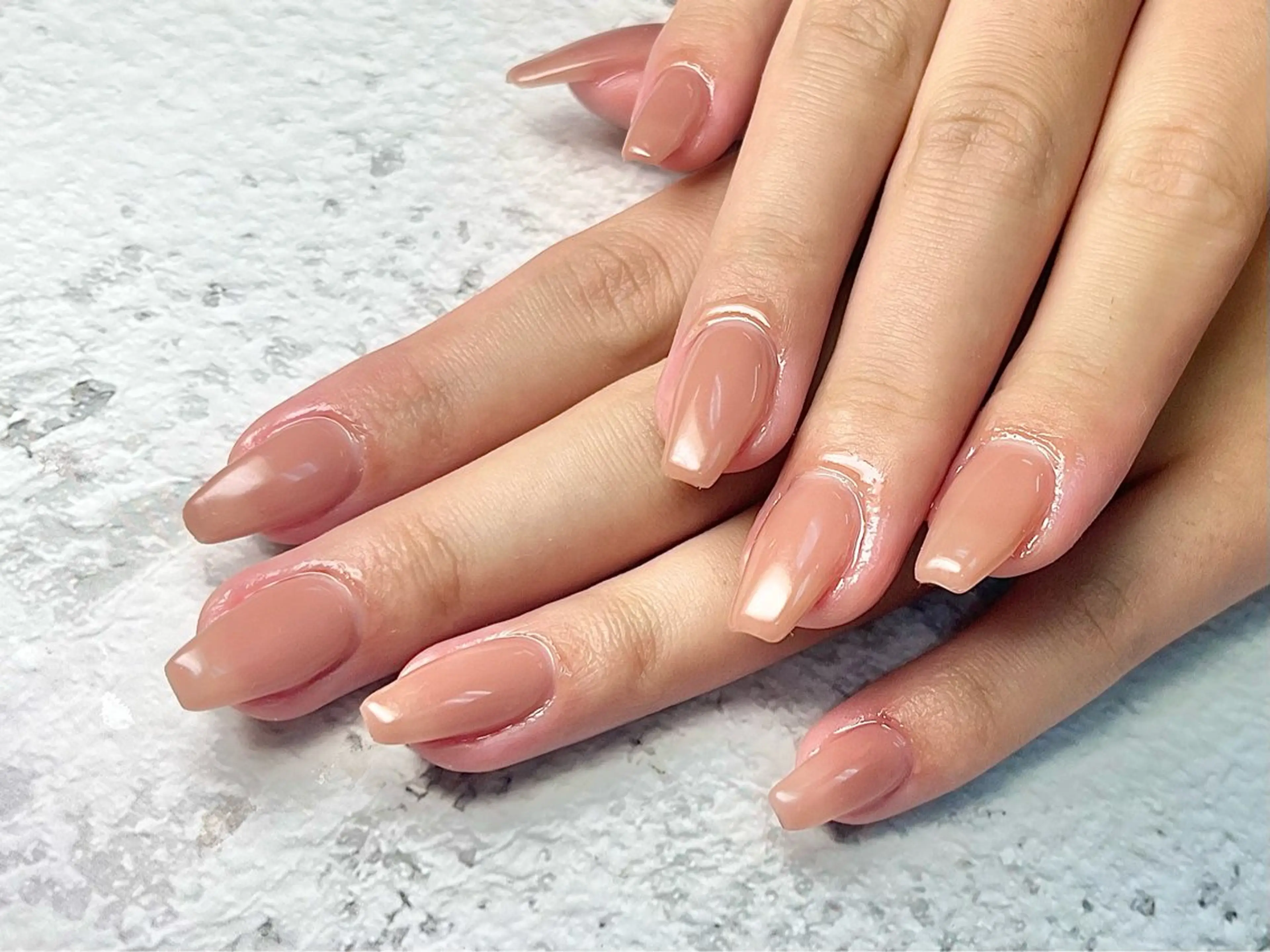 ネイル スクエアネイル ネイルチップ Queen nail 北堀江 ASUKAのネイルデザイン