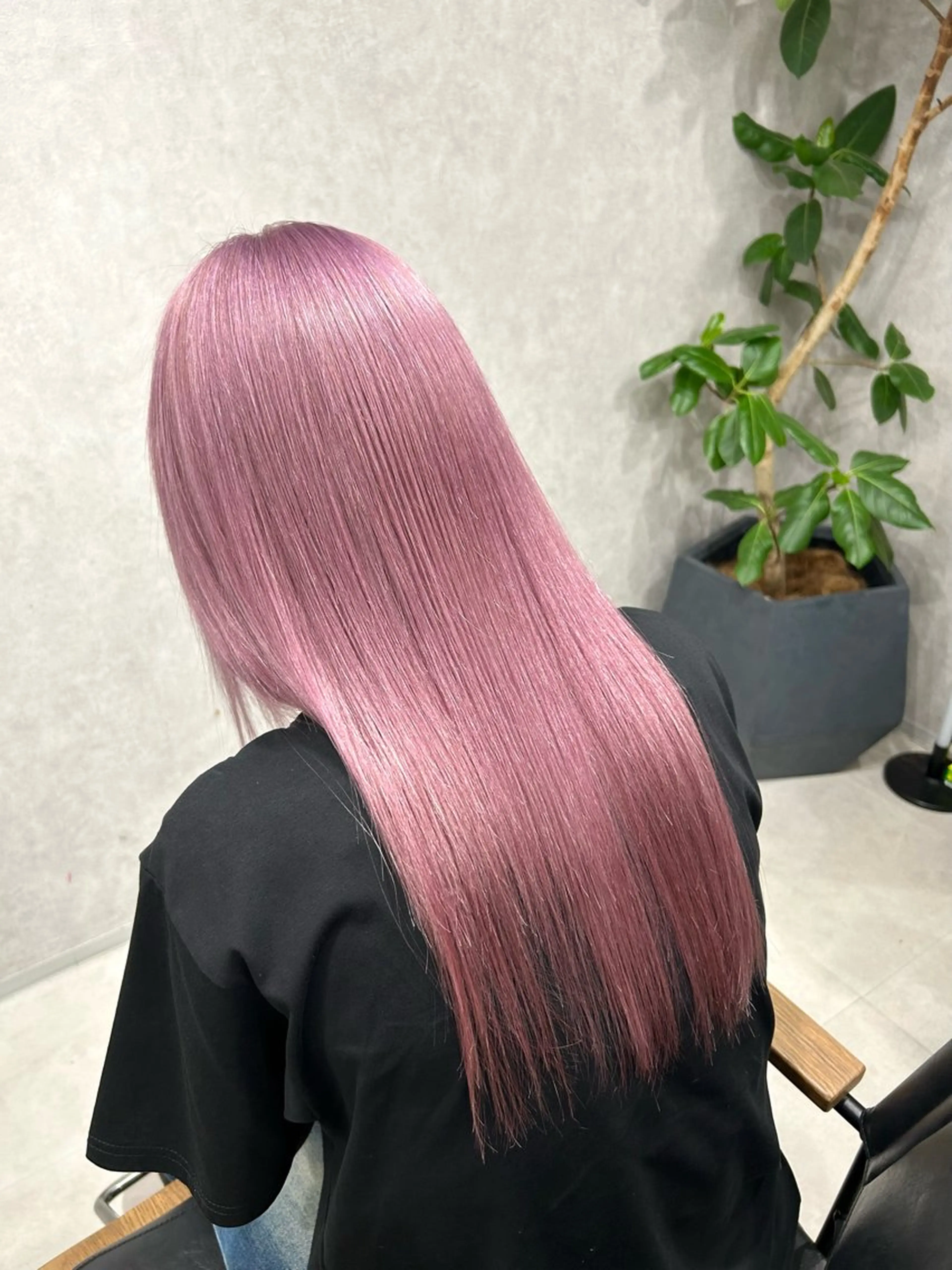 ロング カラー ラベンダーカラー ピンクカラー ピンクラベンダー LOWRL所属・♡ブリーチ/エクステ /渋谷/rin♡のヘアスタイル