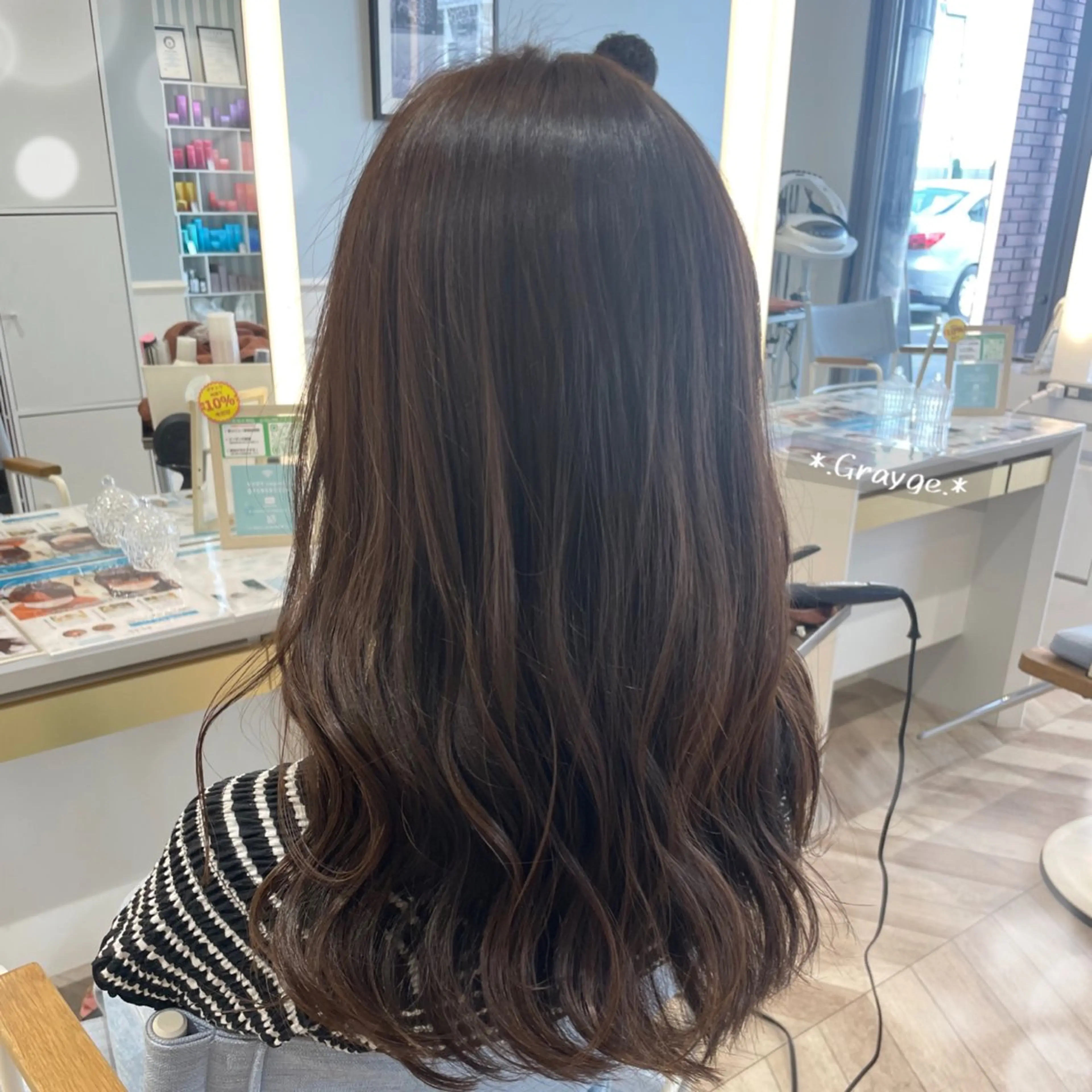 ロング ヘアカラー 💐レイヤー/透明感 カラー💐智口彩香のヘアスタイル