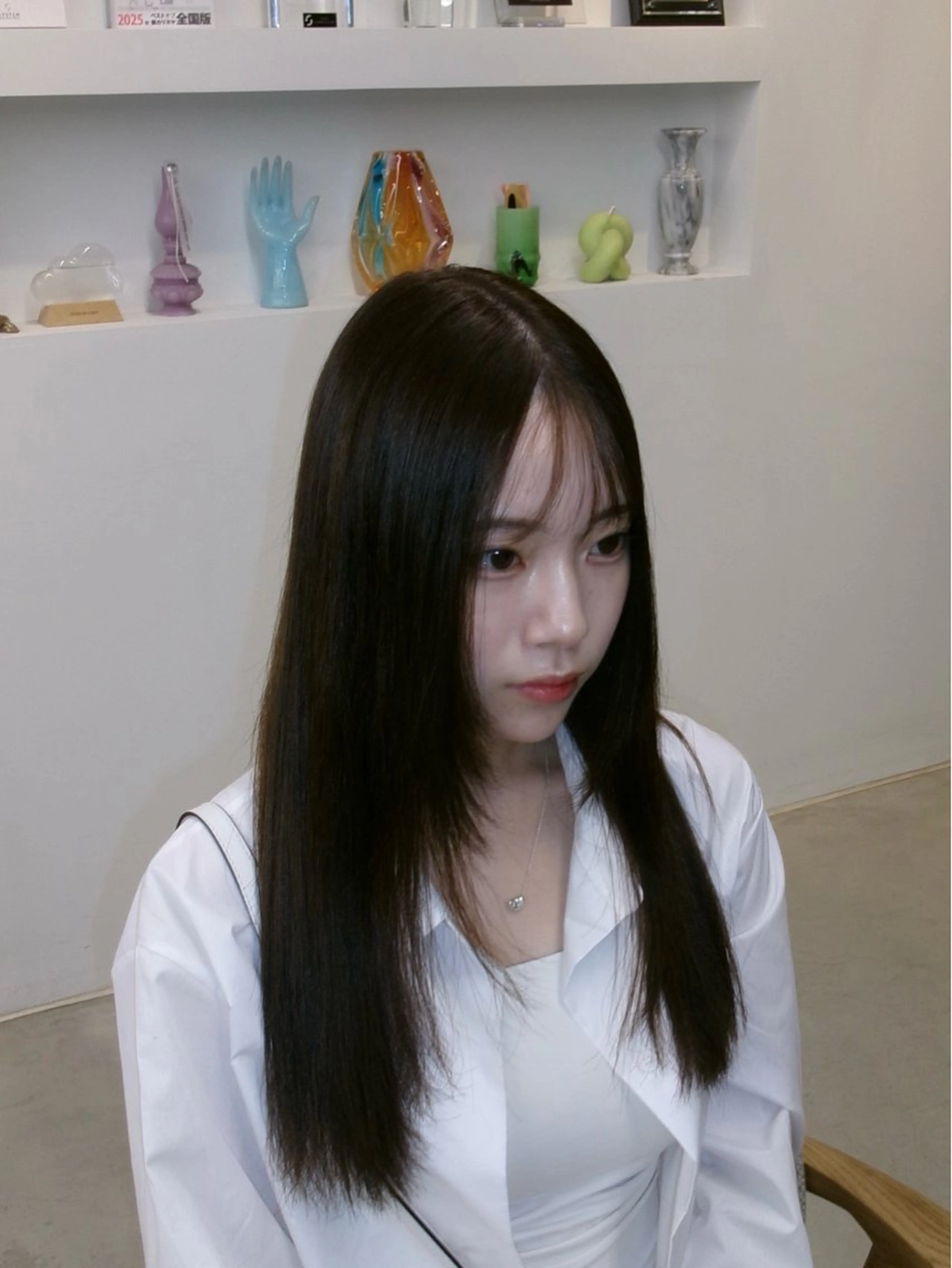 髪質改善ストレート+高濃度炭酸泉の写真