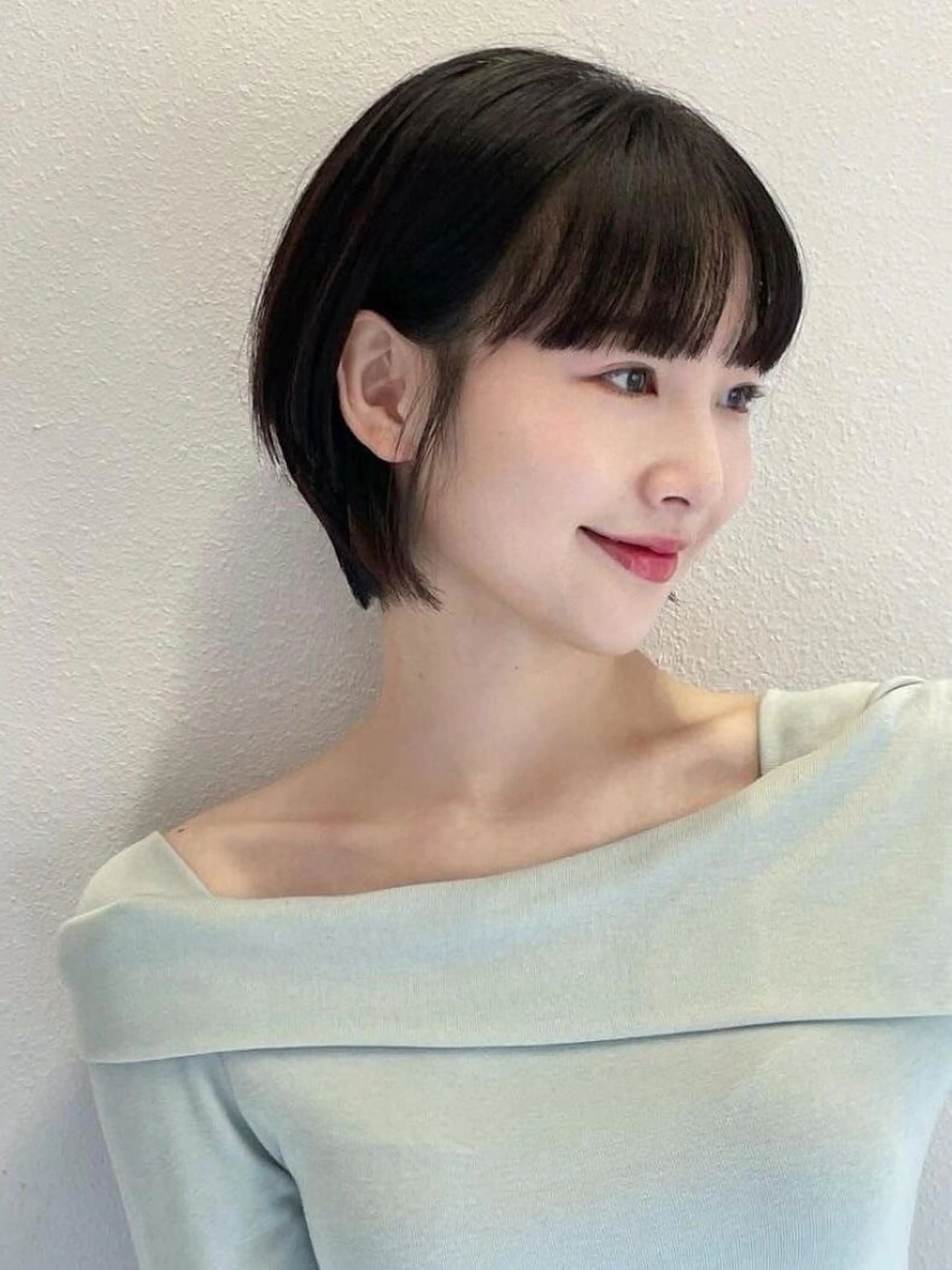 ショート ショートボブ ボブ ショートヘア INCE HAIR京都四条大宮所属・似合わせカット/ 顔周りカット/まりなのヘアスタイル