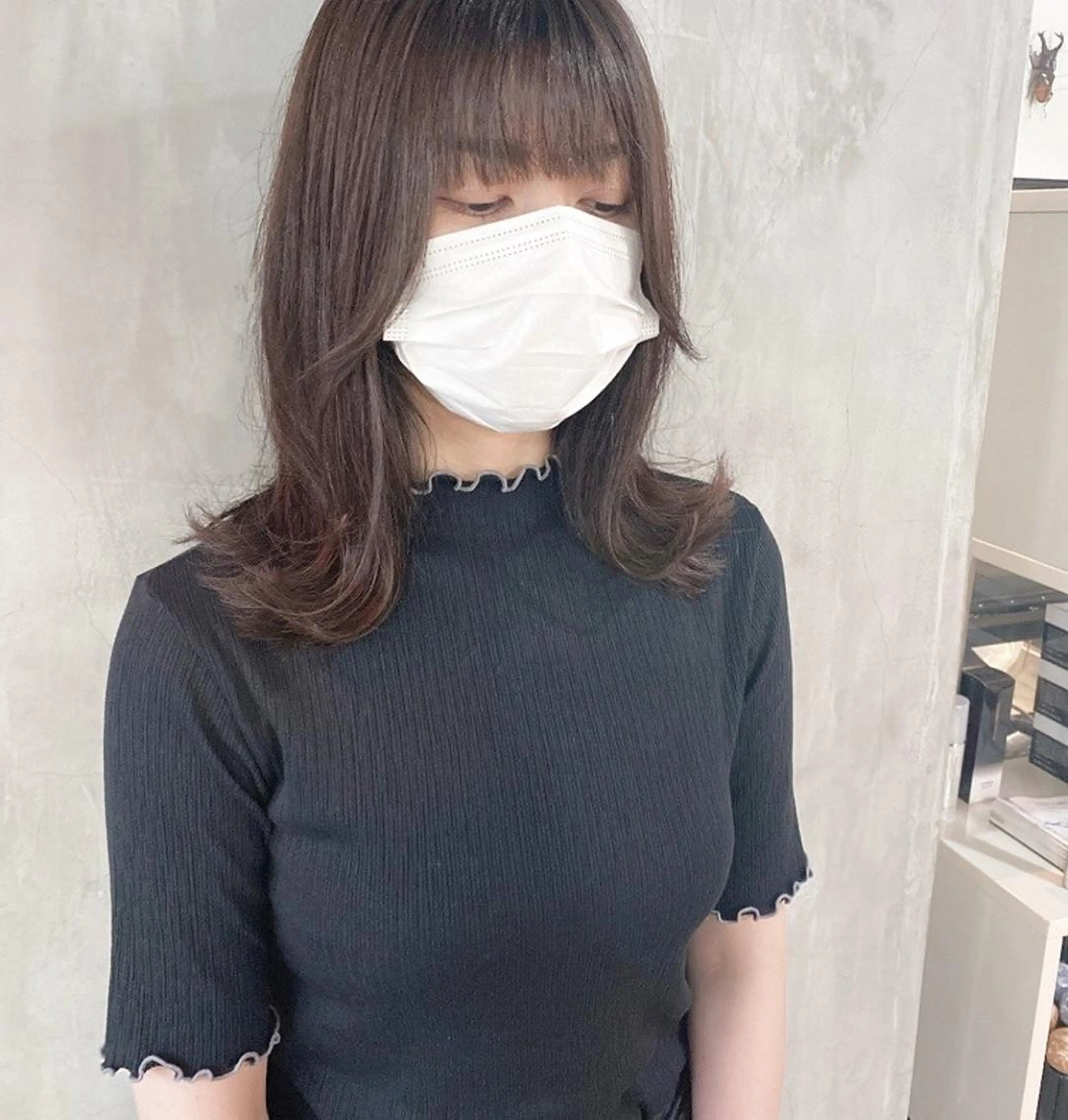 ミディアム カラー ヘアアレンジ stylist/蛯谷 珠里のヘアスタイル