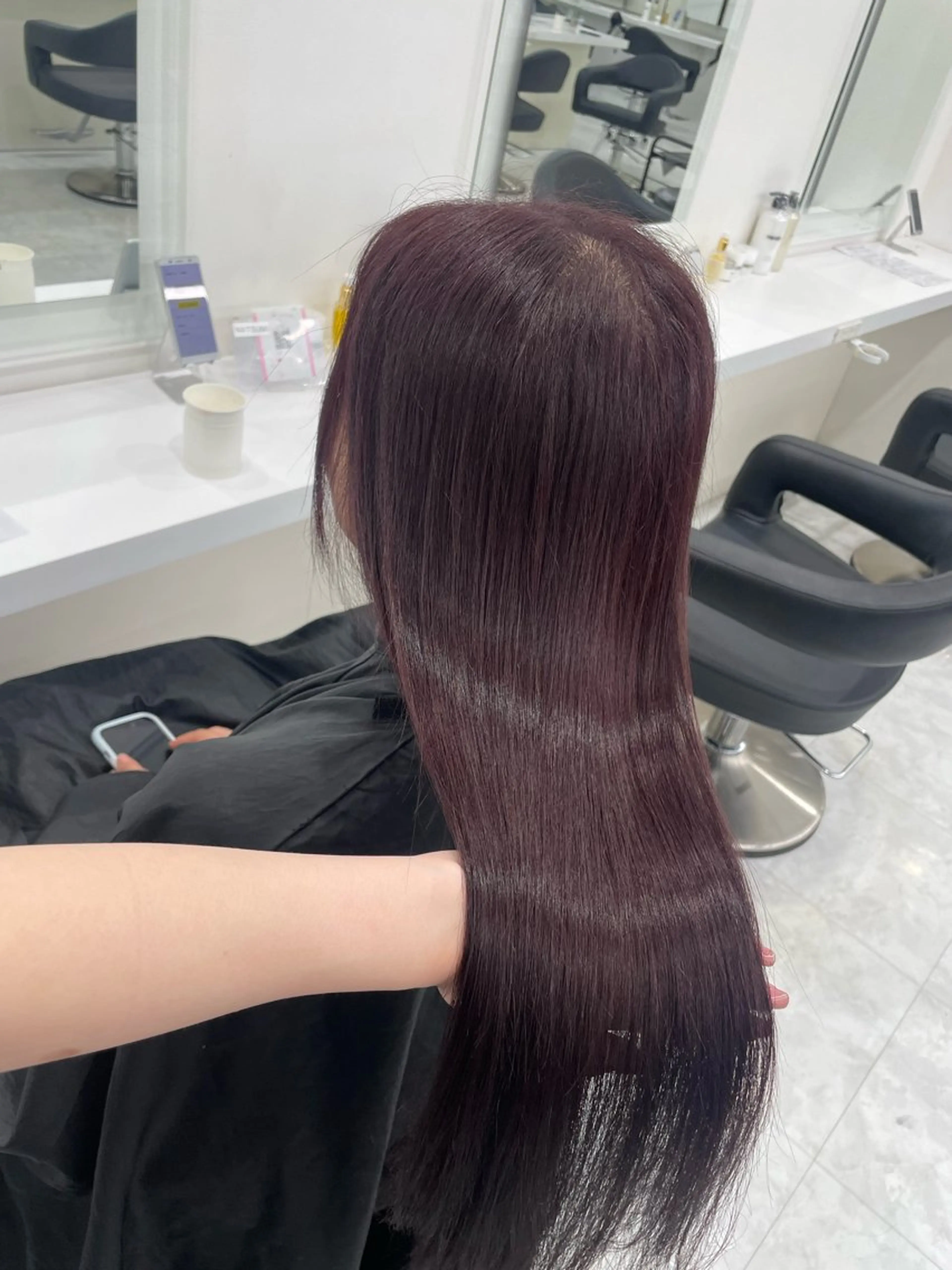 ロング カラー カット ヘアカラー トリートメント 💗秋冬トレンドヘア Natsumi 💗のヘアスタイル