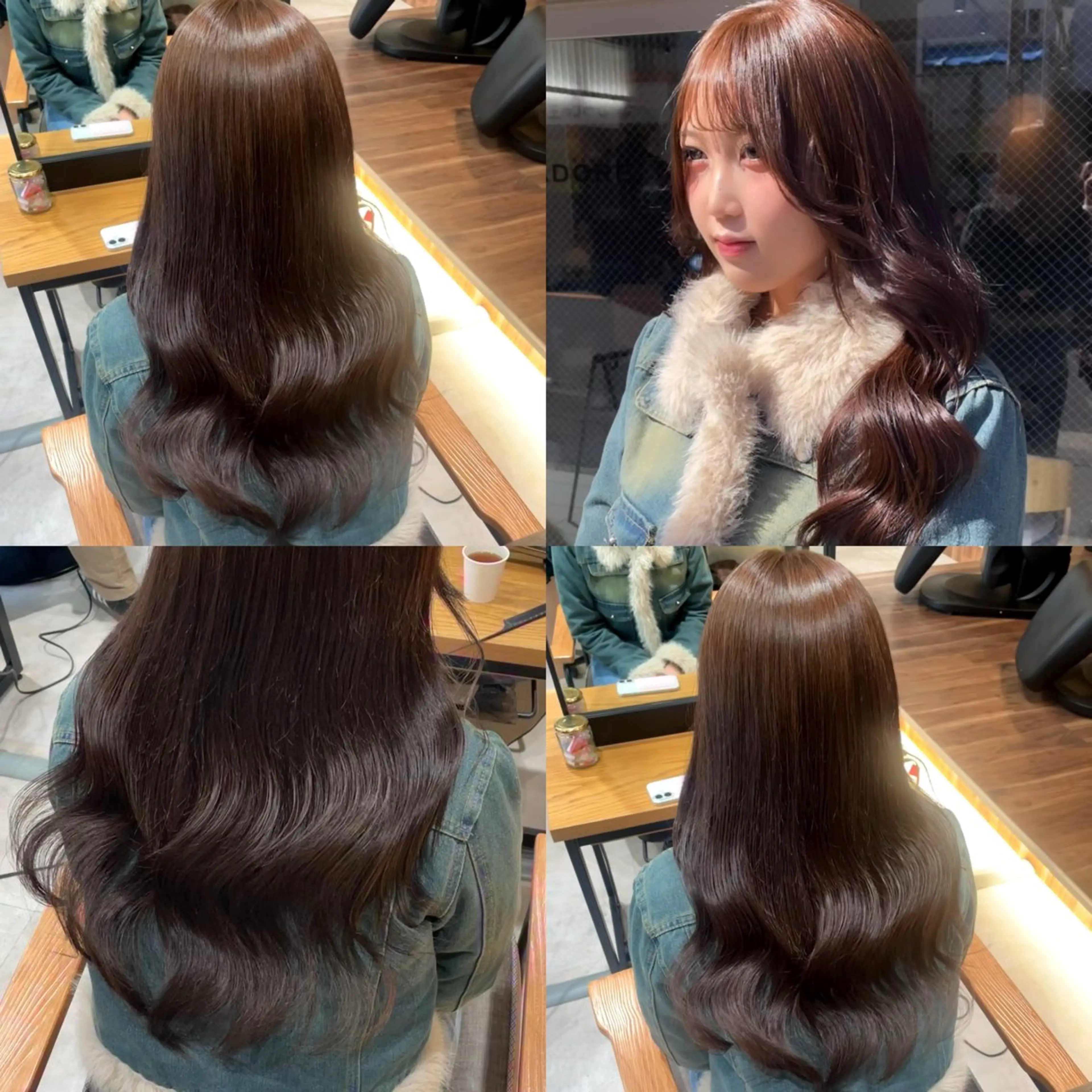 ロング ヘアカラー トリートメント 🎀カラー ✨横浜／トレンドのヘアスタイル