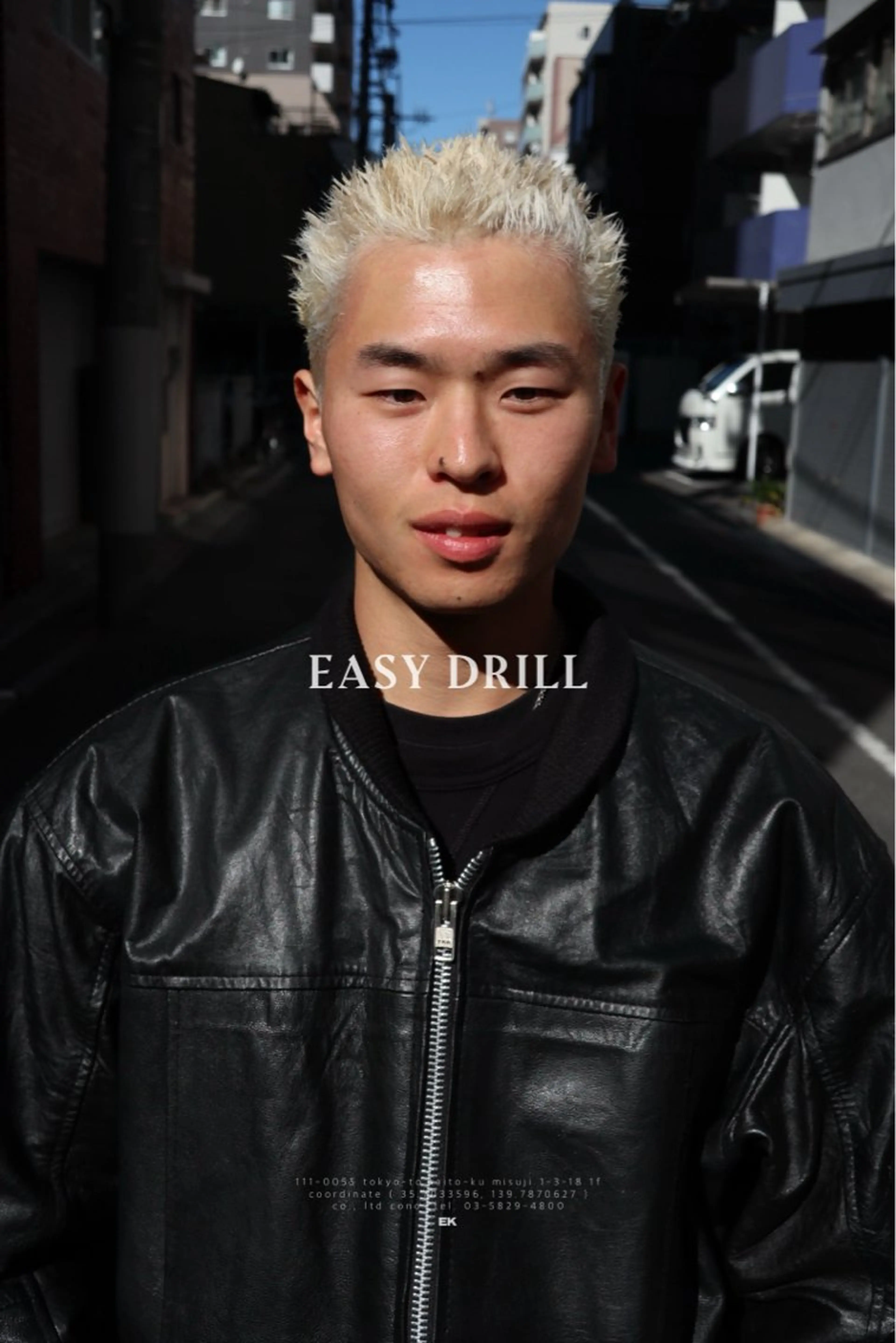 ショート カラー パーマ メンズ メンズブリーチ メンズパーマ ブリーチ カット ヘアカラー パーマ イージードリル‼️イ ージーパーマ‼️平山のヘアスタイル