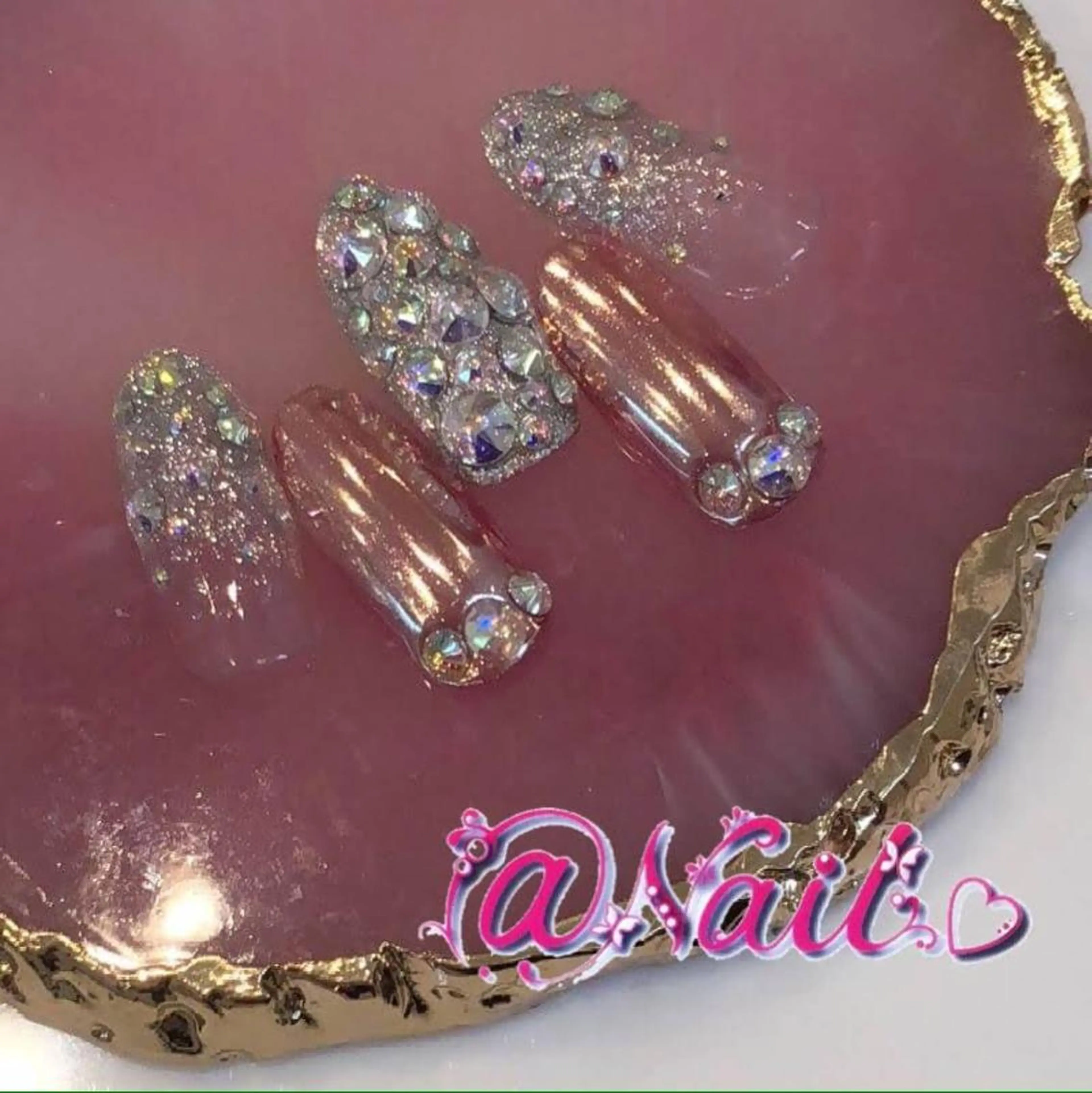 ネイル ネイルチップ 小尾 栞のネイルデザイン