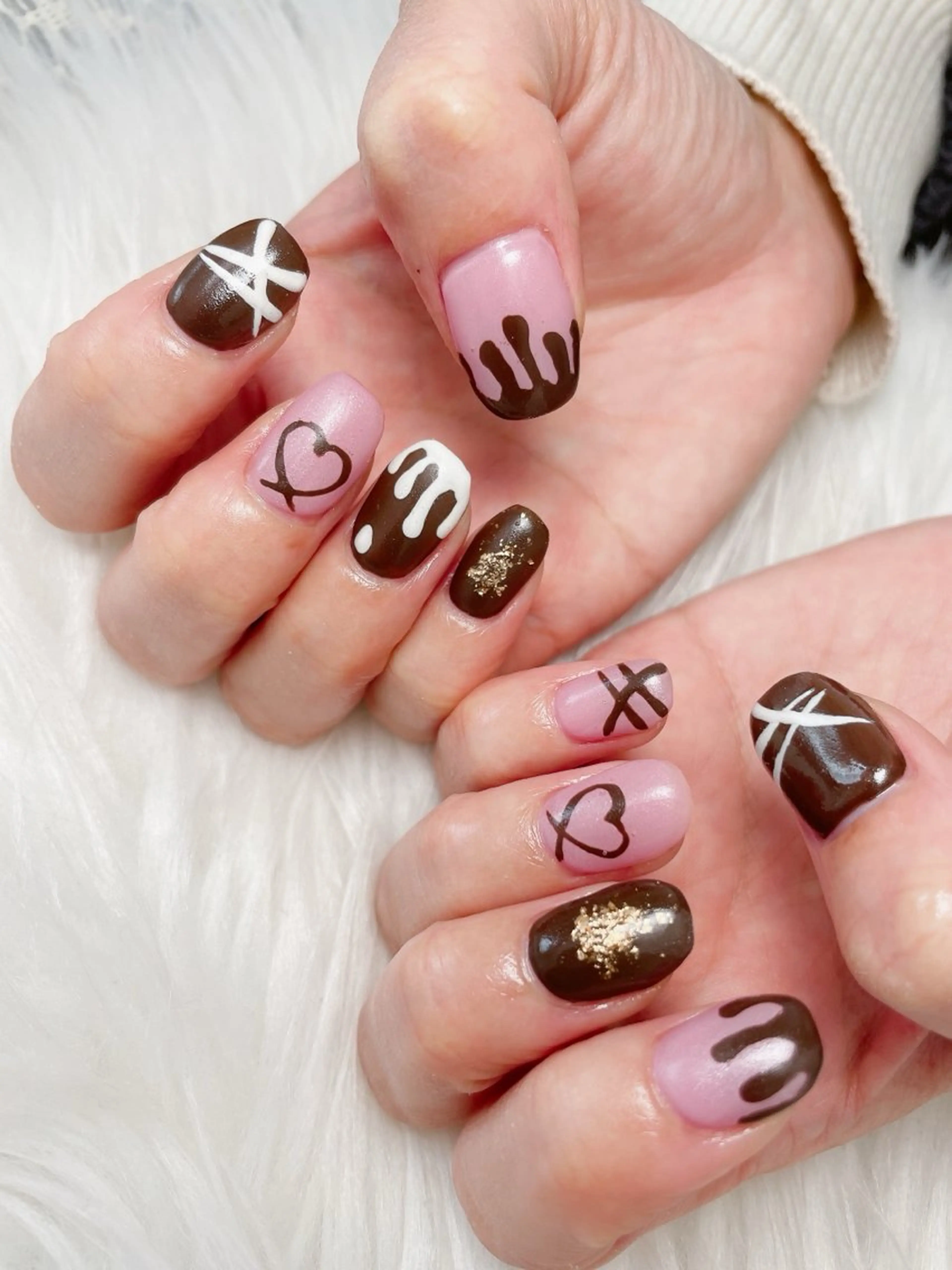 ネイル バレンタイン nailsalon Rinのネイルデザイン