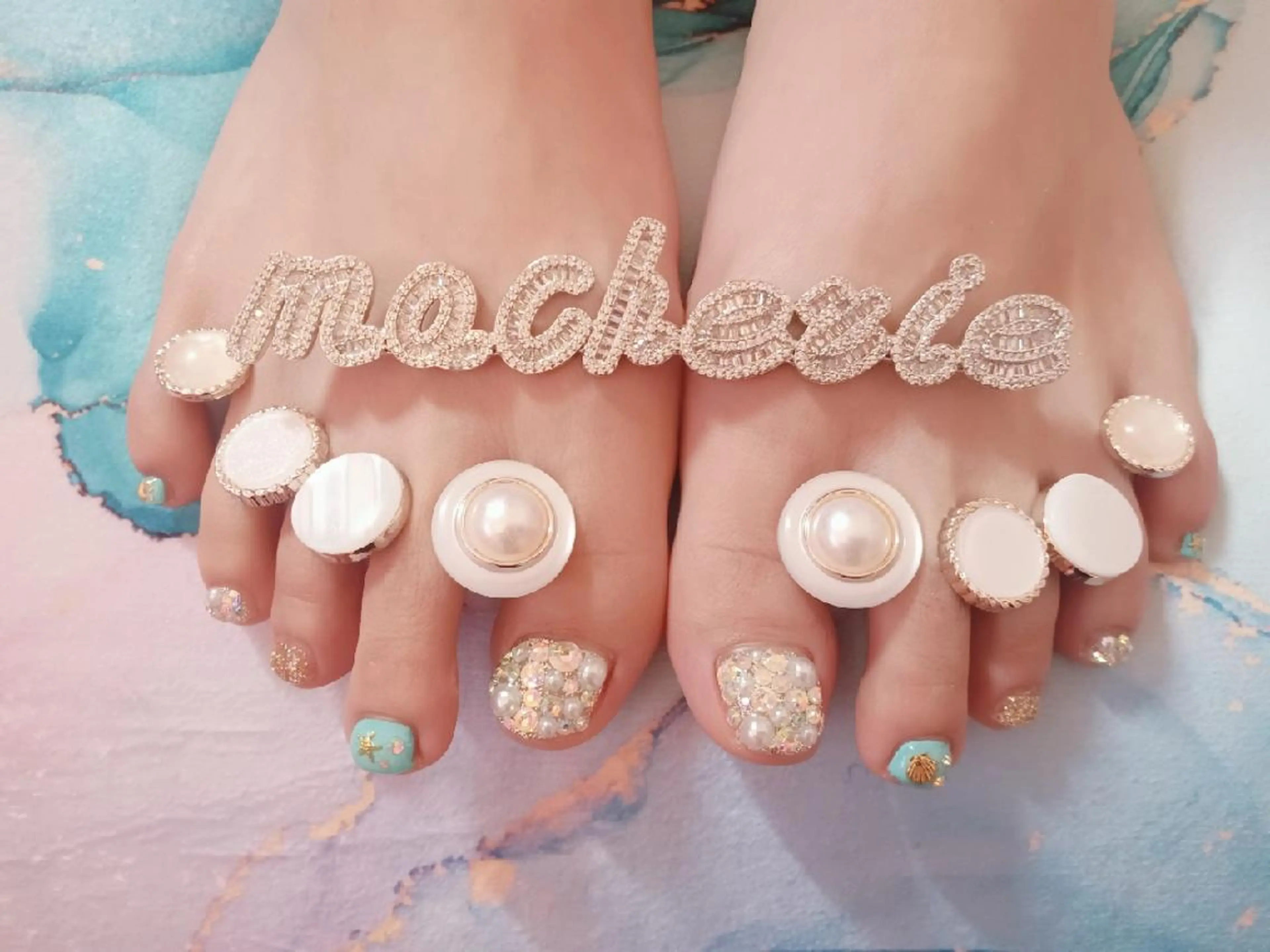 ネイル フットネイル フットネイル Nail Salon macherieのネイルデザイン