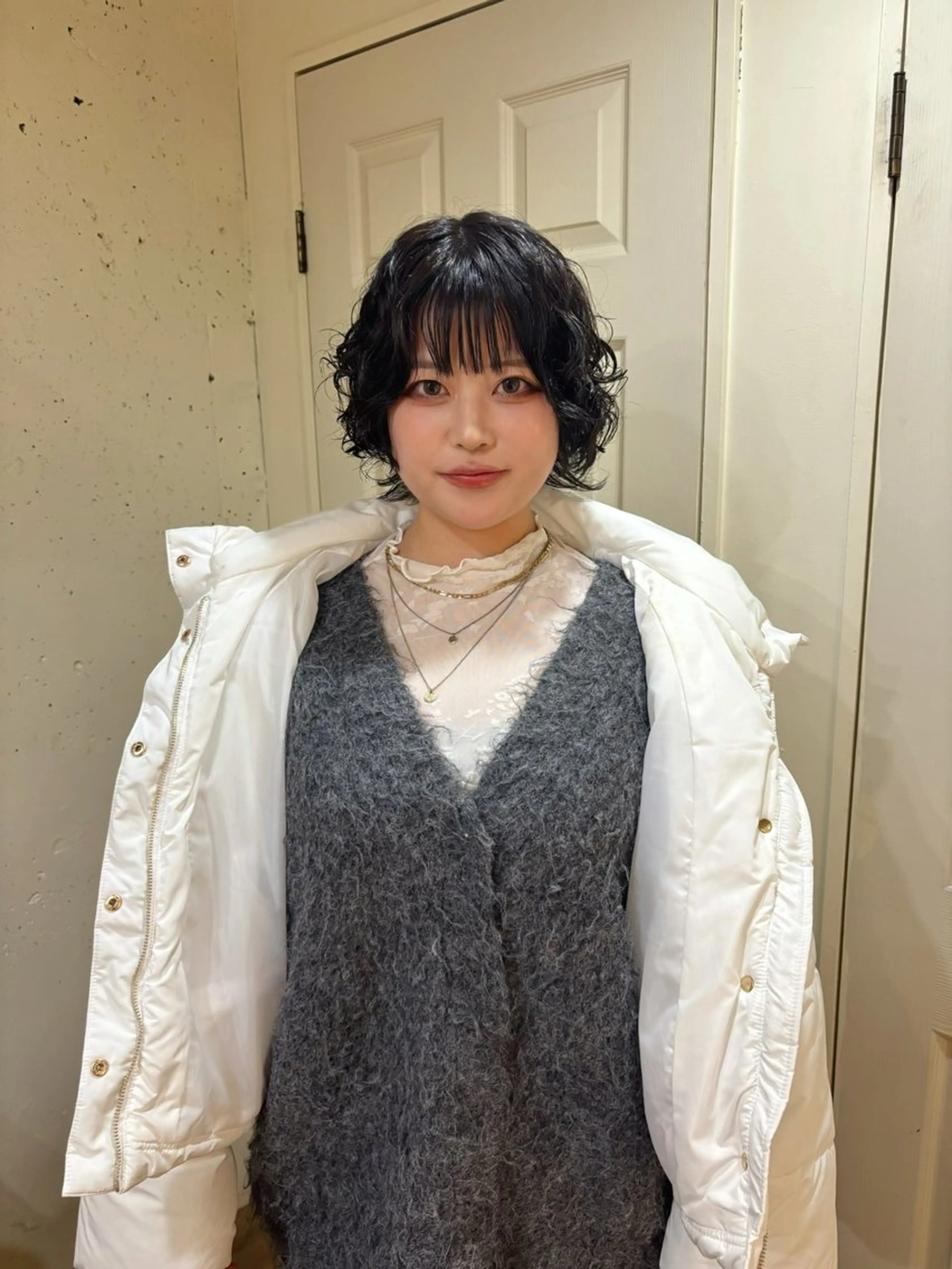 ミディアム パーマ カット パーマ kaito パーマ募集！🔵のヘアスタイル