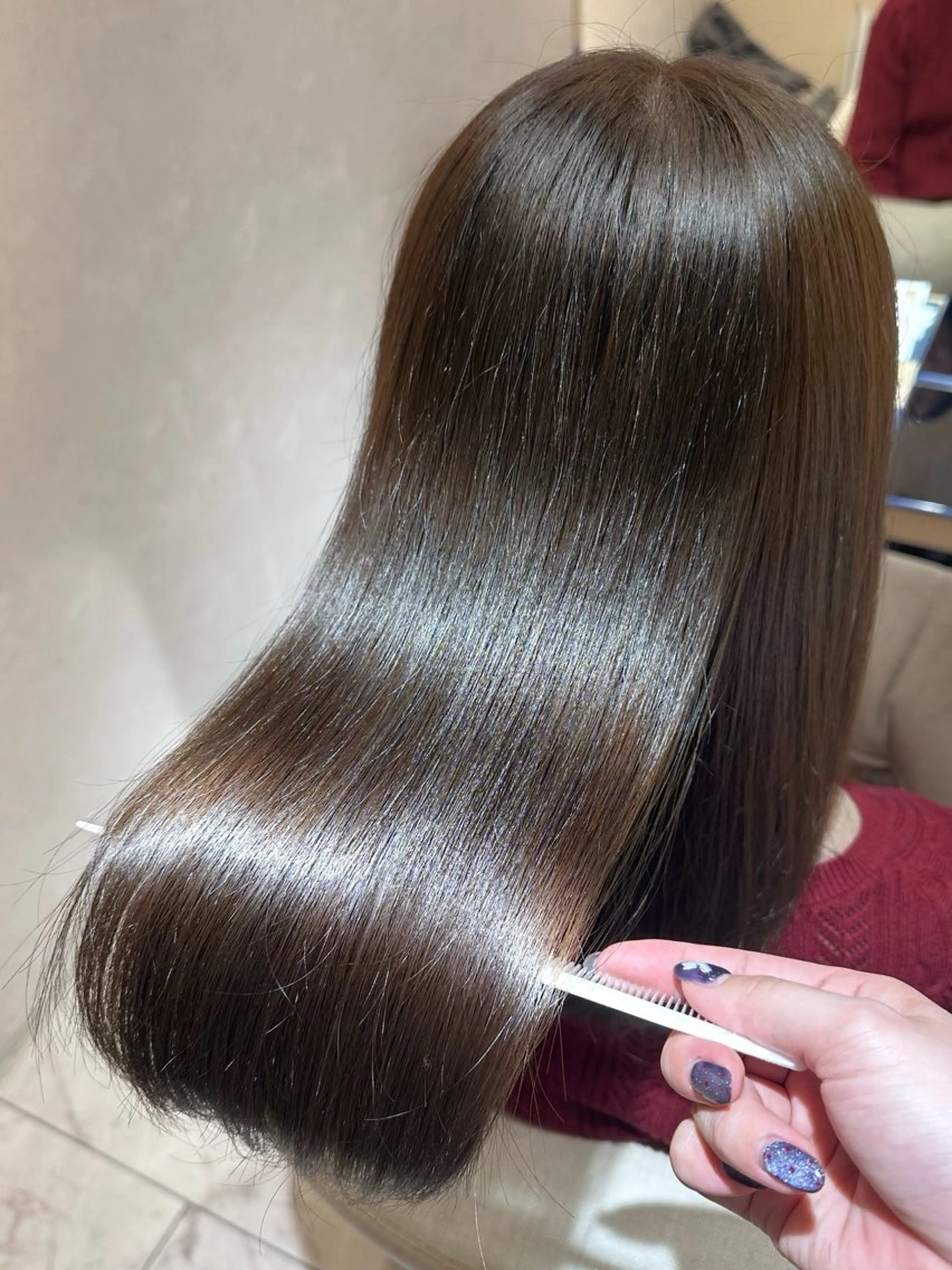 ロング カラー 髪質改善 トリートメント 髪質改善・艶髪カラー 🌷miku🌷のヘアスタイル