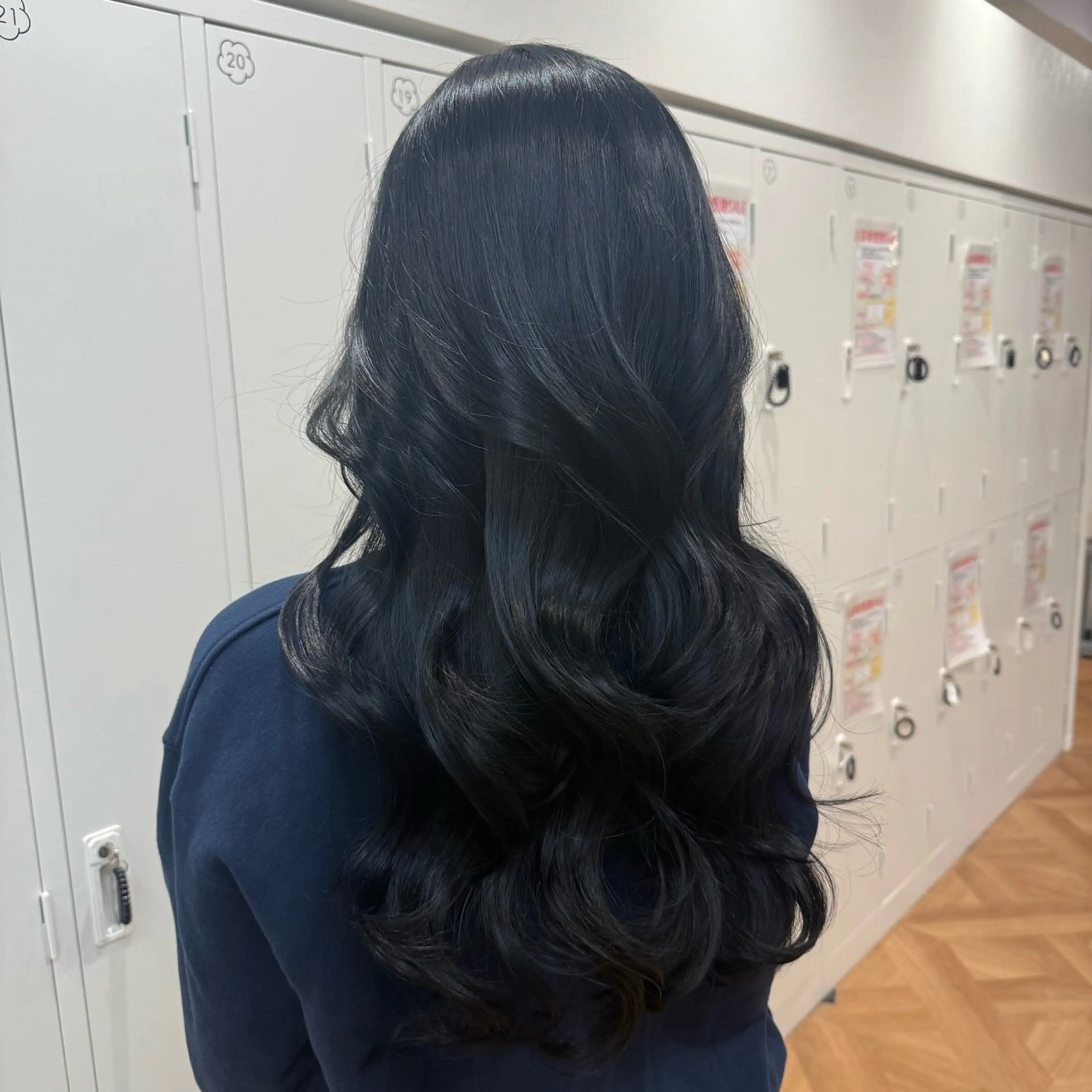 ロング カラー ヘアアレンジ キヨミ 韓国レイヤーカットのヘアスタイル