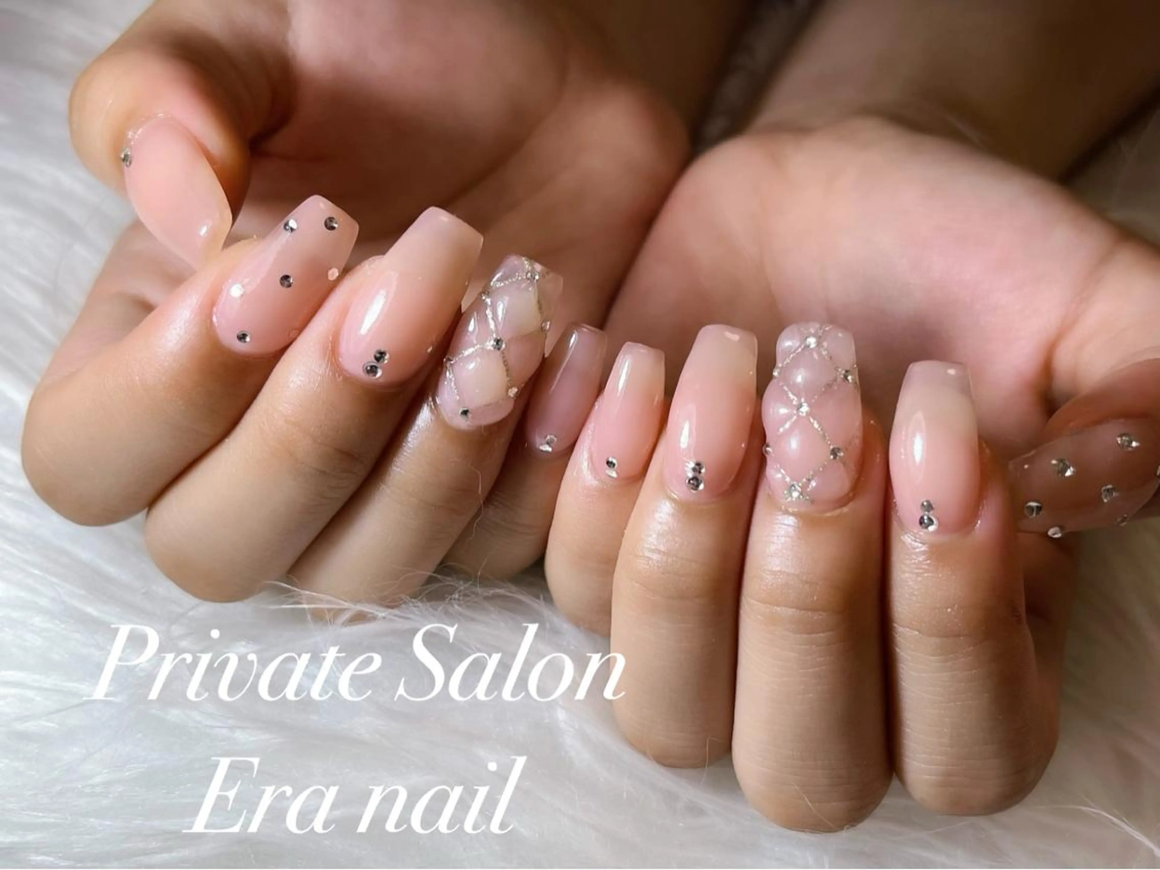 ネイル スカルプネイル シンプルネイル Era nailのネイルデザイン