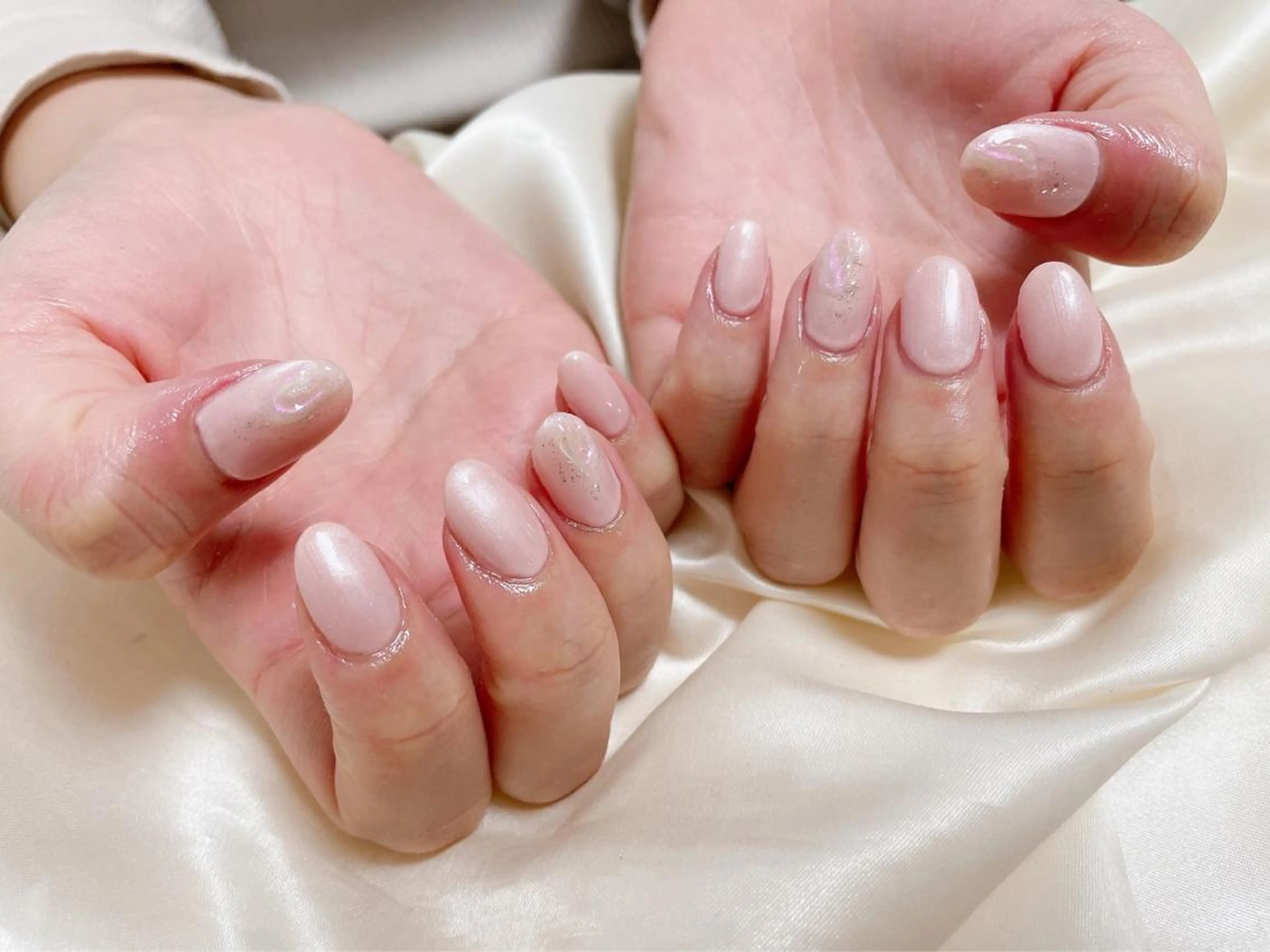 ネイル オーロラネイル ハンドネイル kiki nail 二子玉川のネイルデザイン