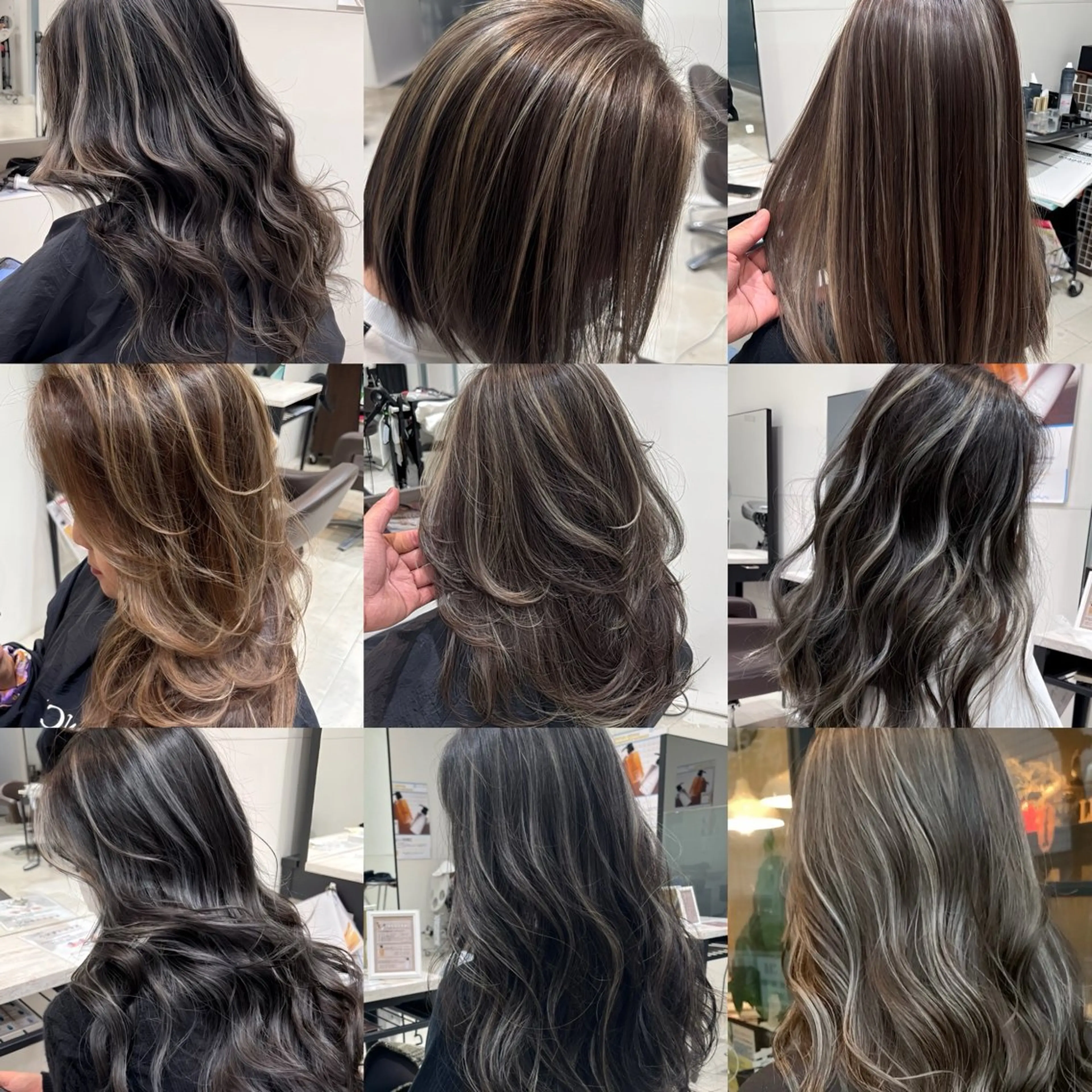 ロング ハイライト GO TODAY 心斎橋edel店所属・白髪ぼかし/髪質 改善/KOMORIのヘアスタイル