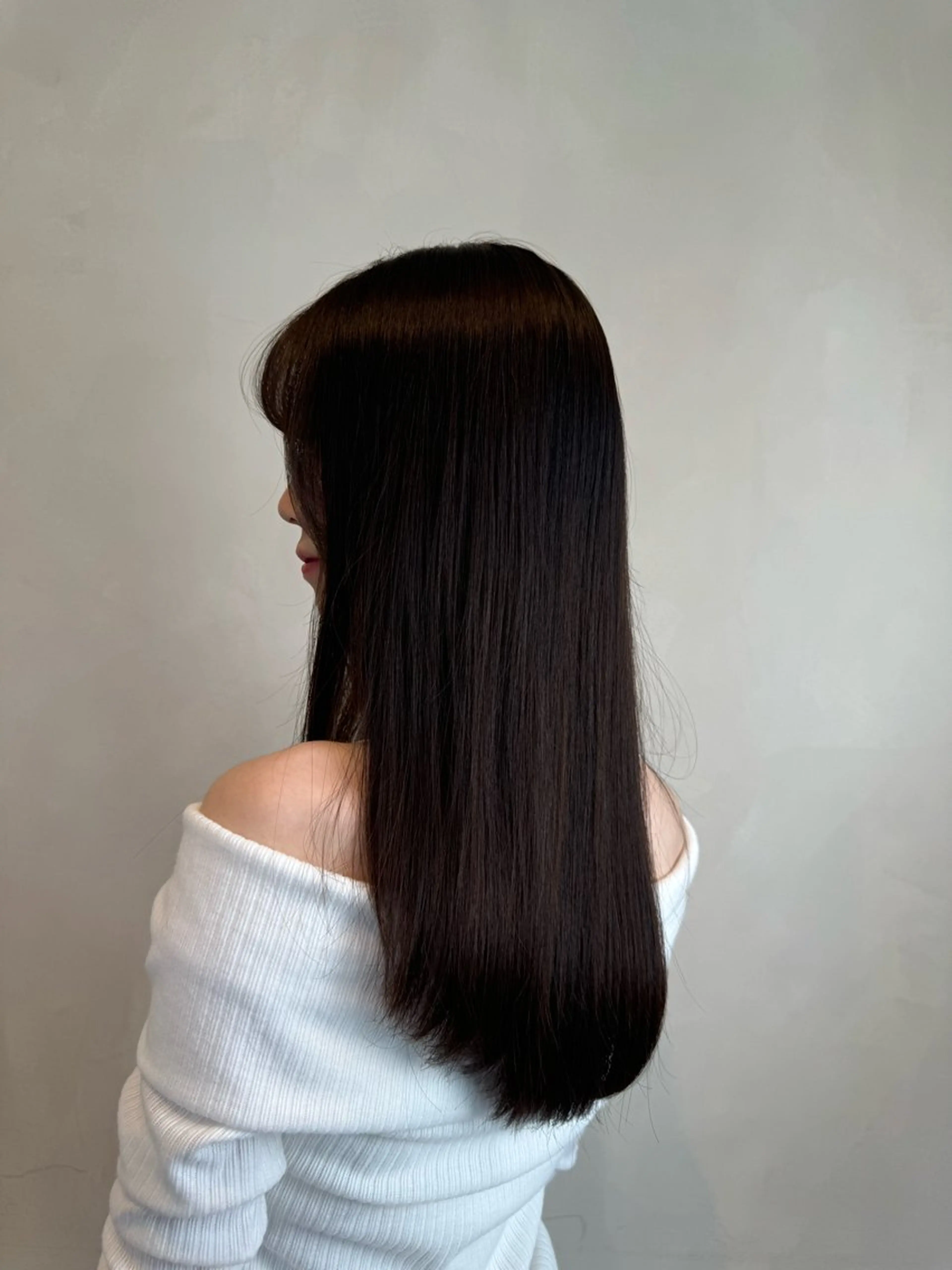 ロング トリートメント 西 柚のヘアスタイル