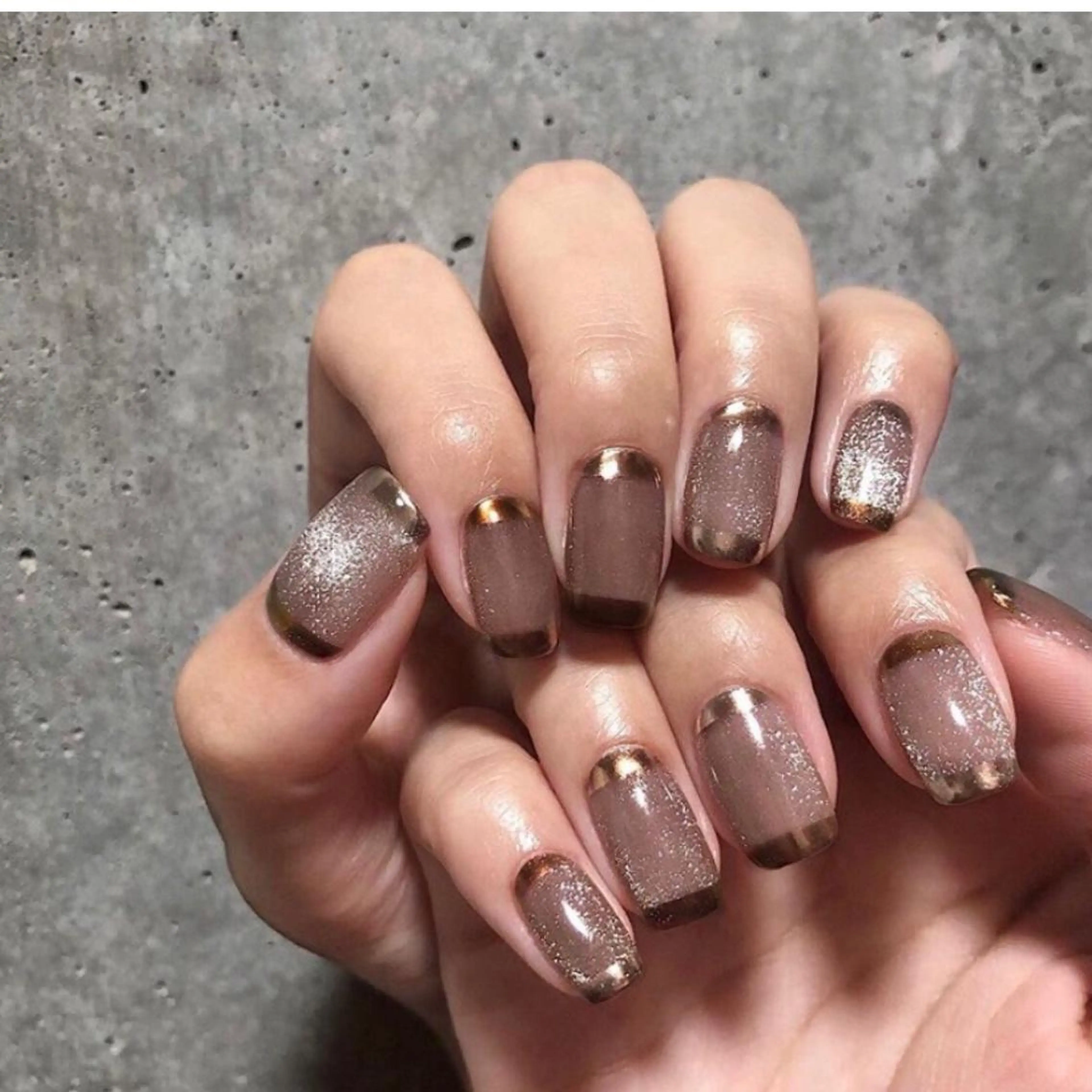 ネイル ミラーネイル Vanilla ネイルサロン　西川口のネイルデザイン