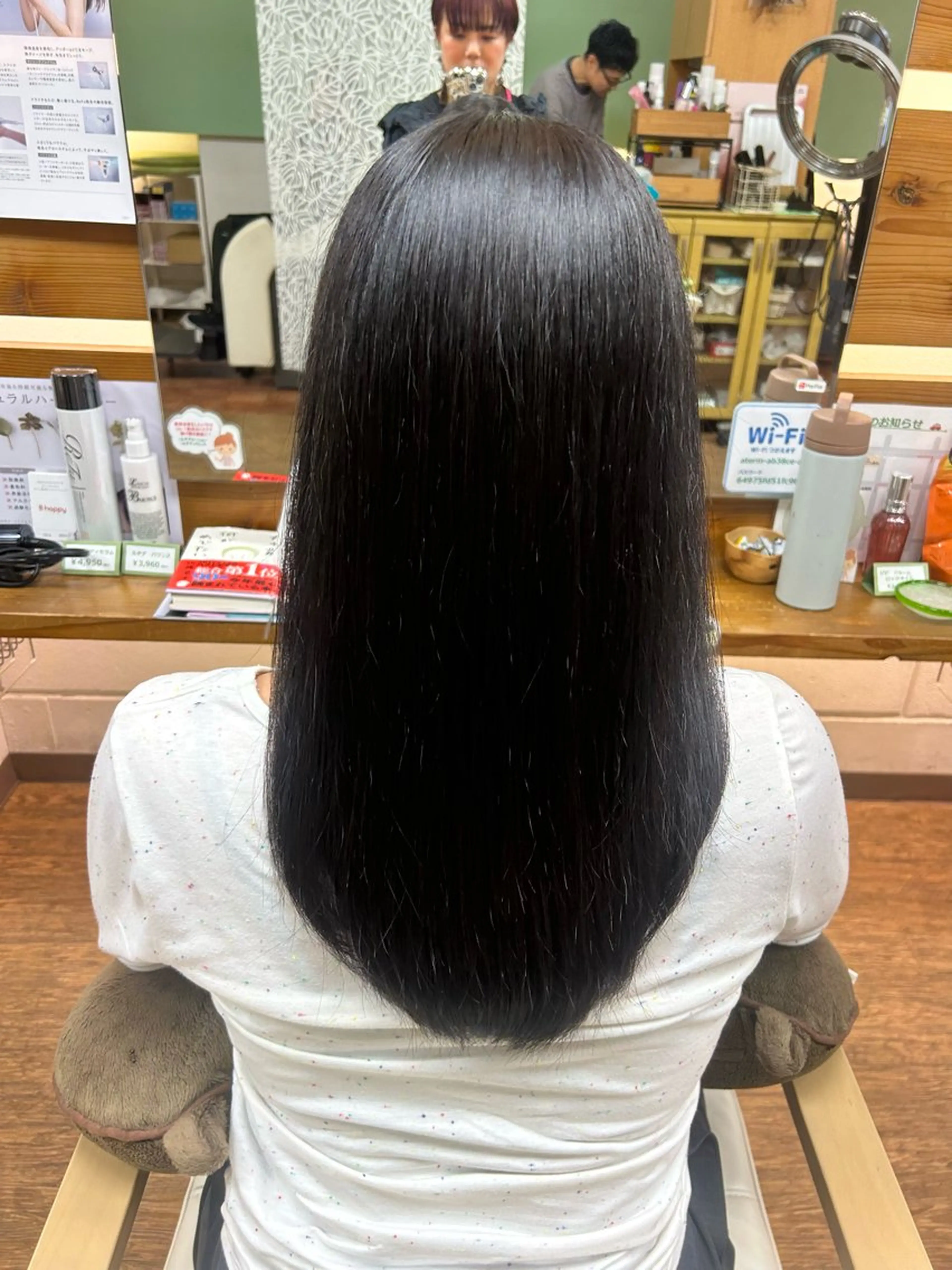 ロング 神谷 千明のヘアスタイル