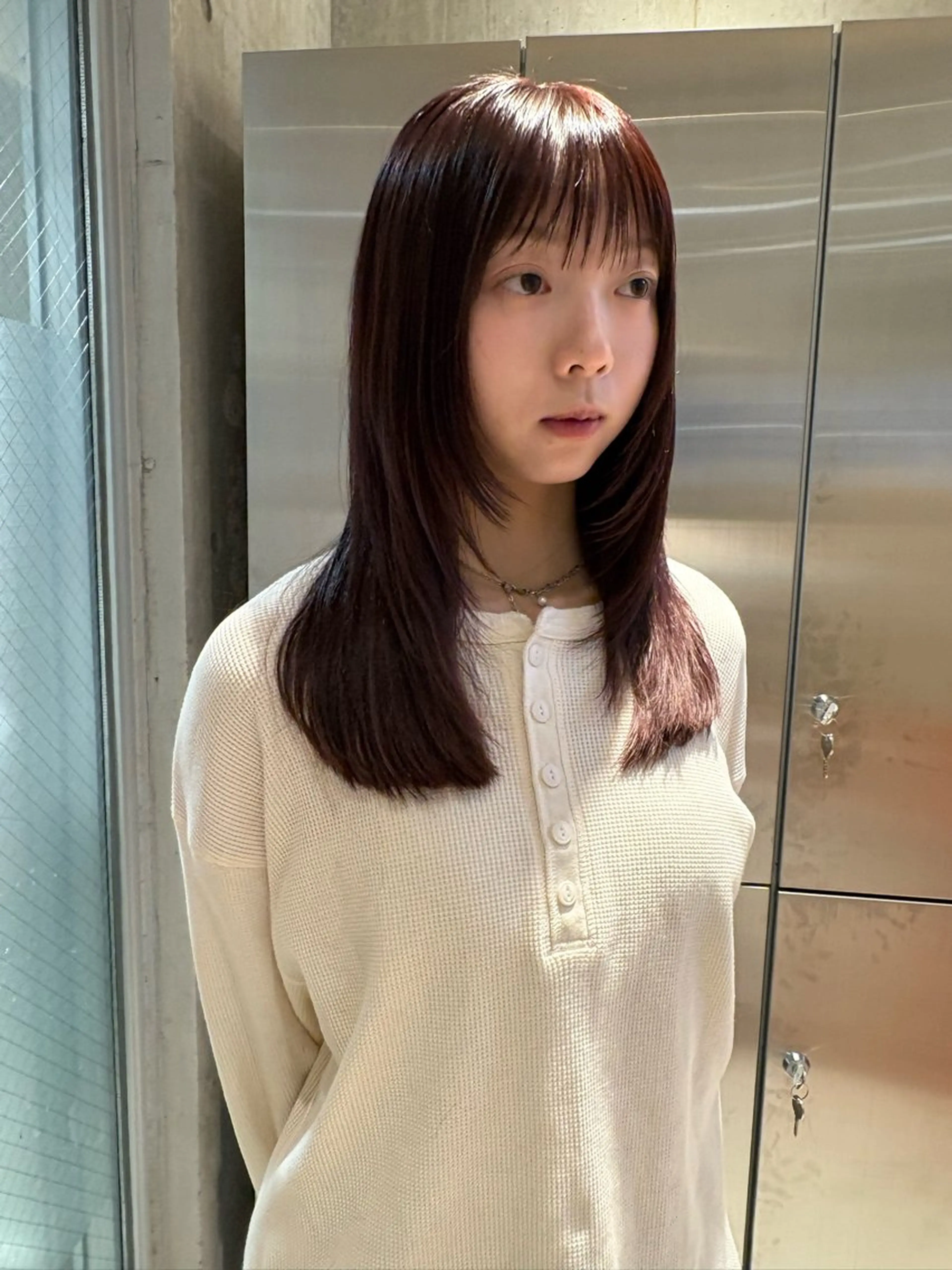 ロング カット ヘアカラー ウツワ所属・高円寺/loca/ 田中南帆のヘアスタイル