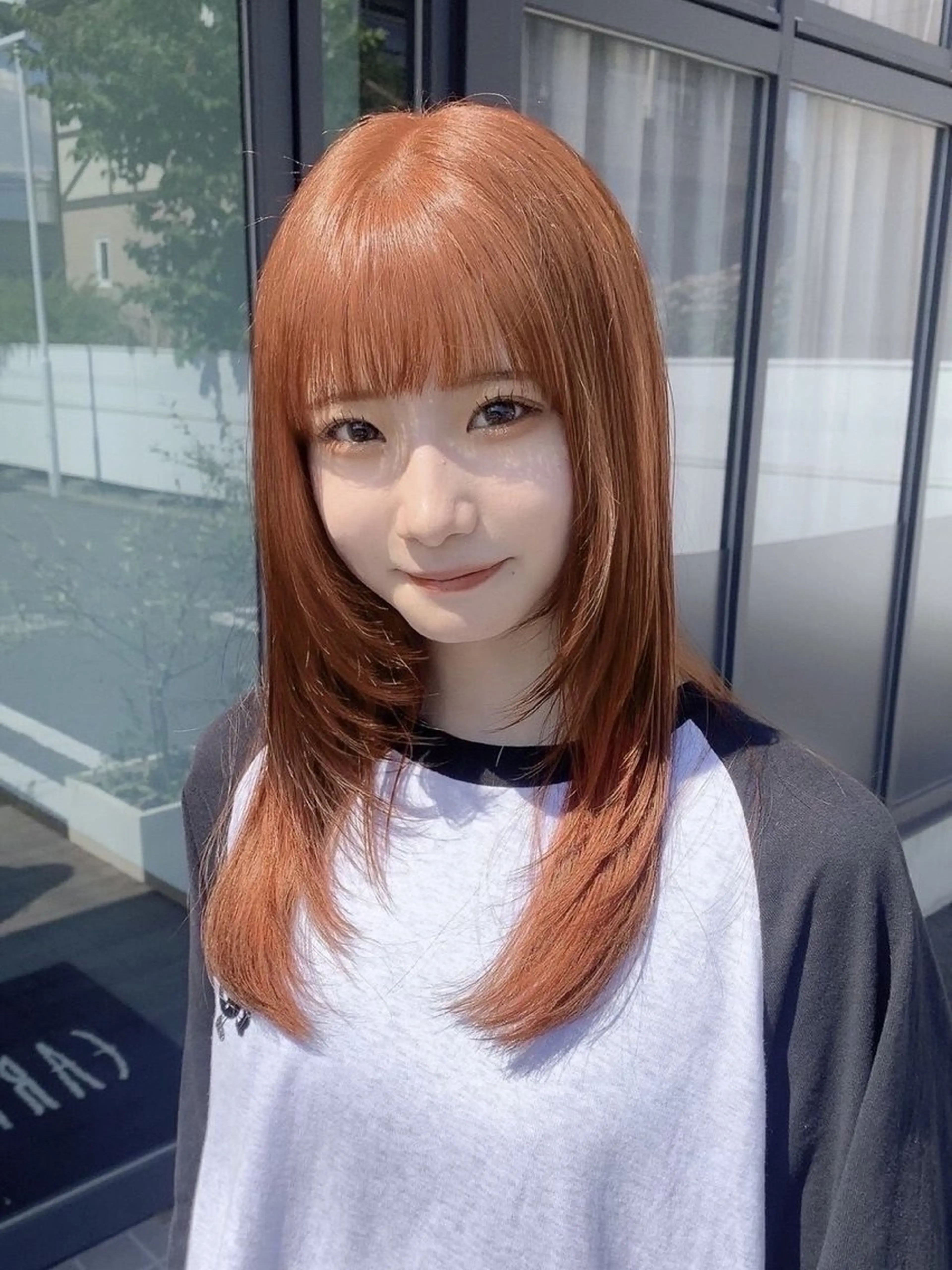 セミロング カラー 🎀✨吉井 結唯✨🎀のヘアスタイル