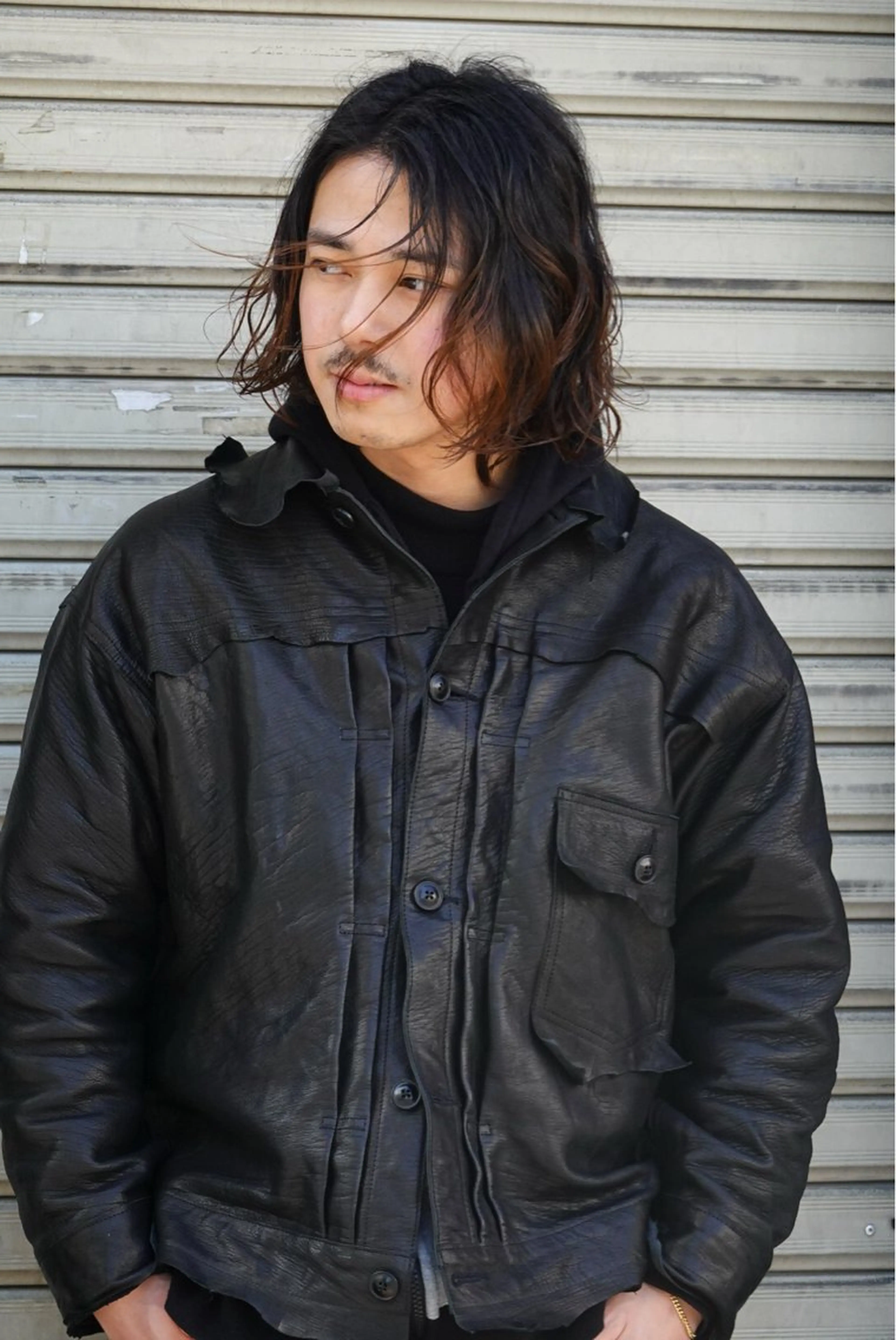 ミディアム パーマ メンズ ミディアムパーマ メンズパーマ ボブ メンズカット/パーマ /ユアサシュンスケのヘアスタイル