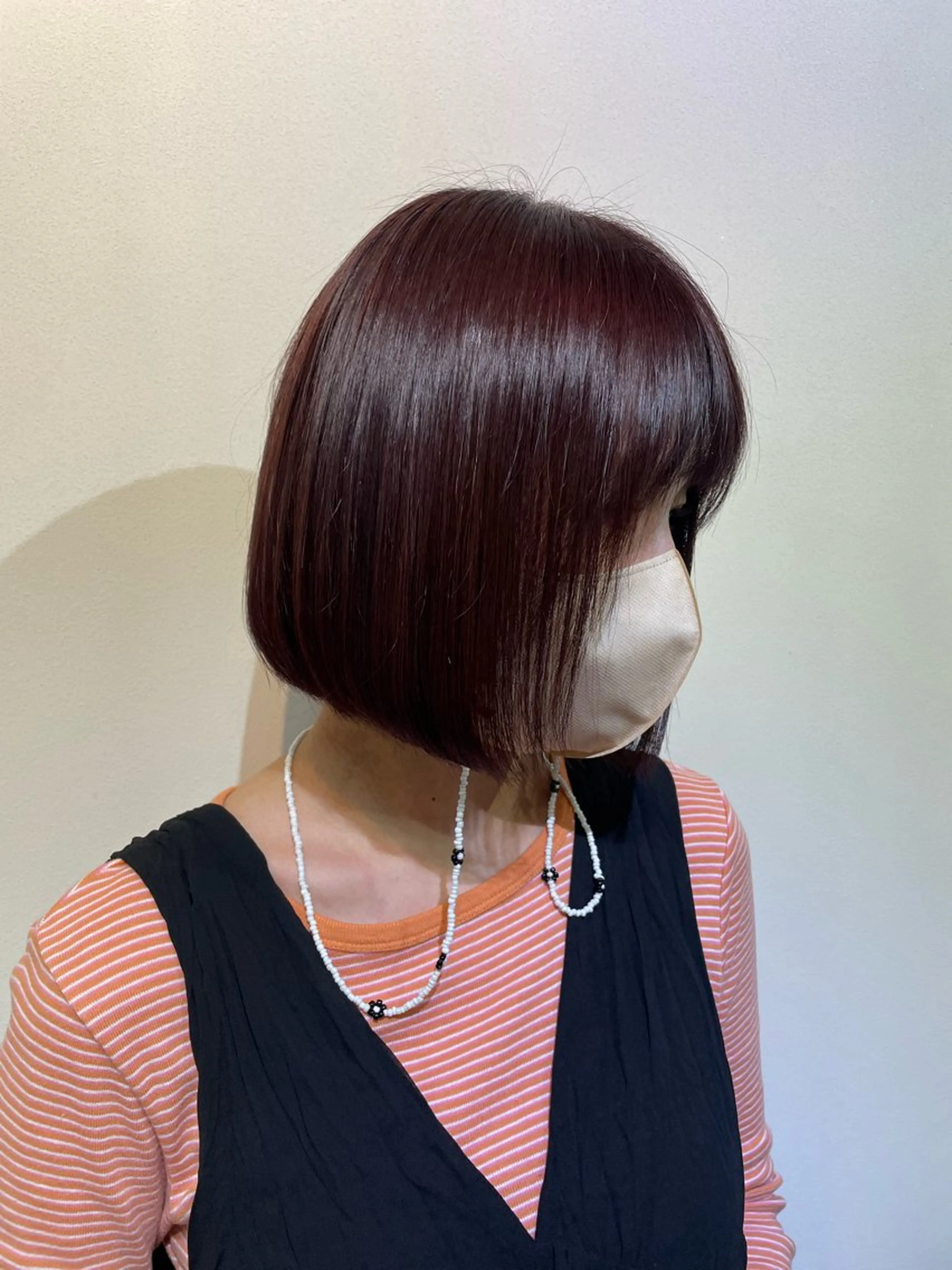 ショート カラー ブラウンカラー トリートメント メンズパーマ✨️村越 雄斗のヘアスタイル