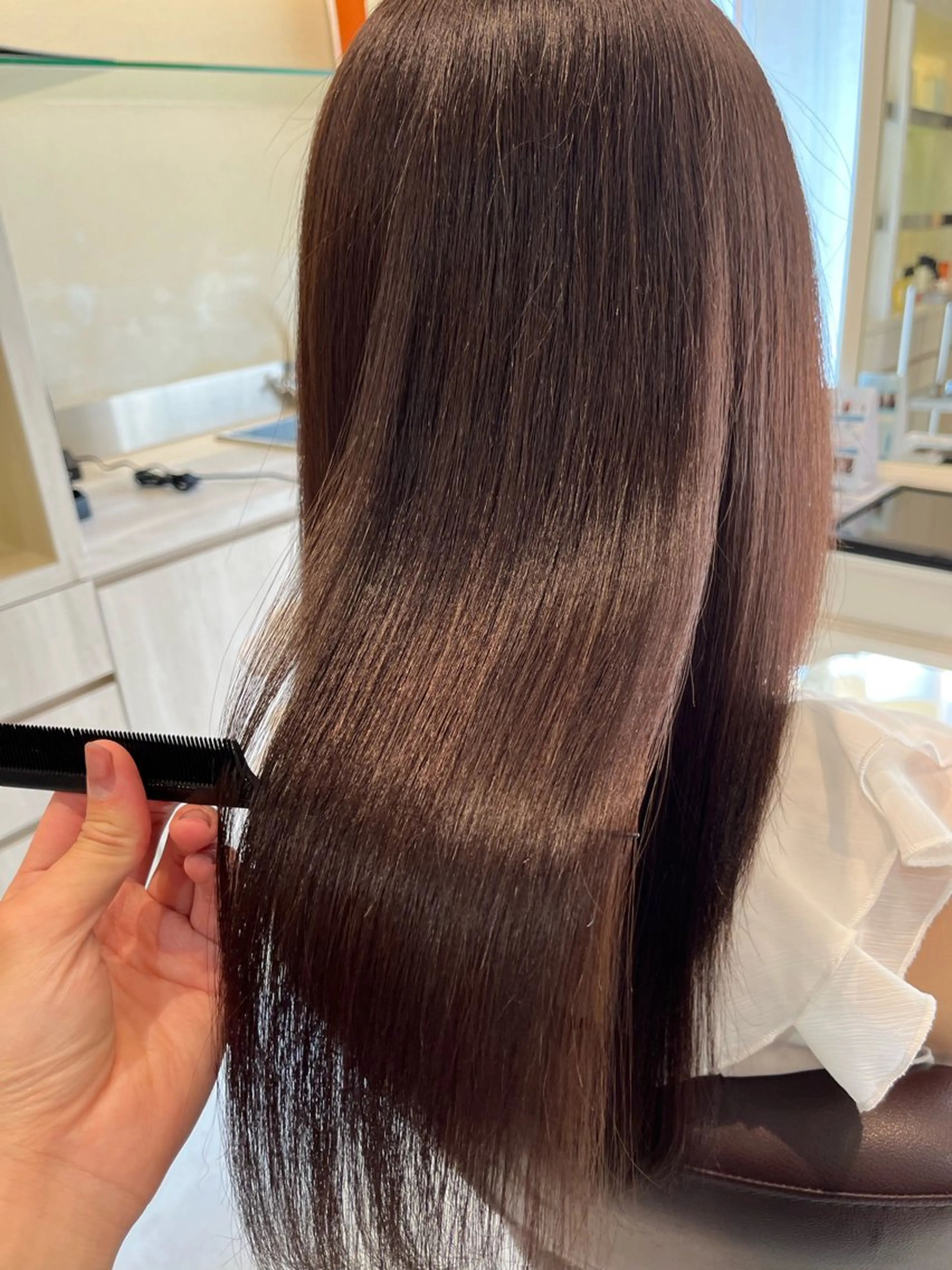 カット+縮毛矯正+Aujua4ステップトリートメントの写真