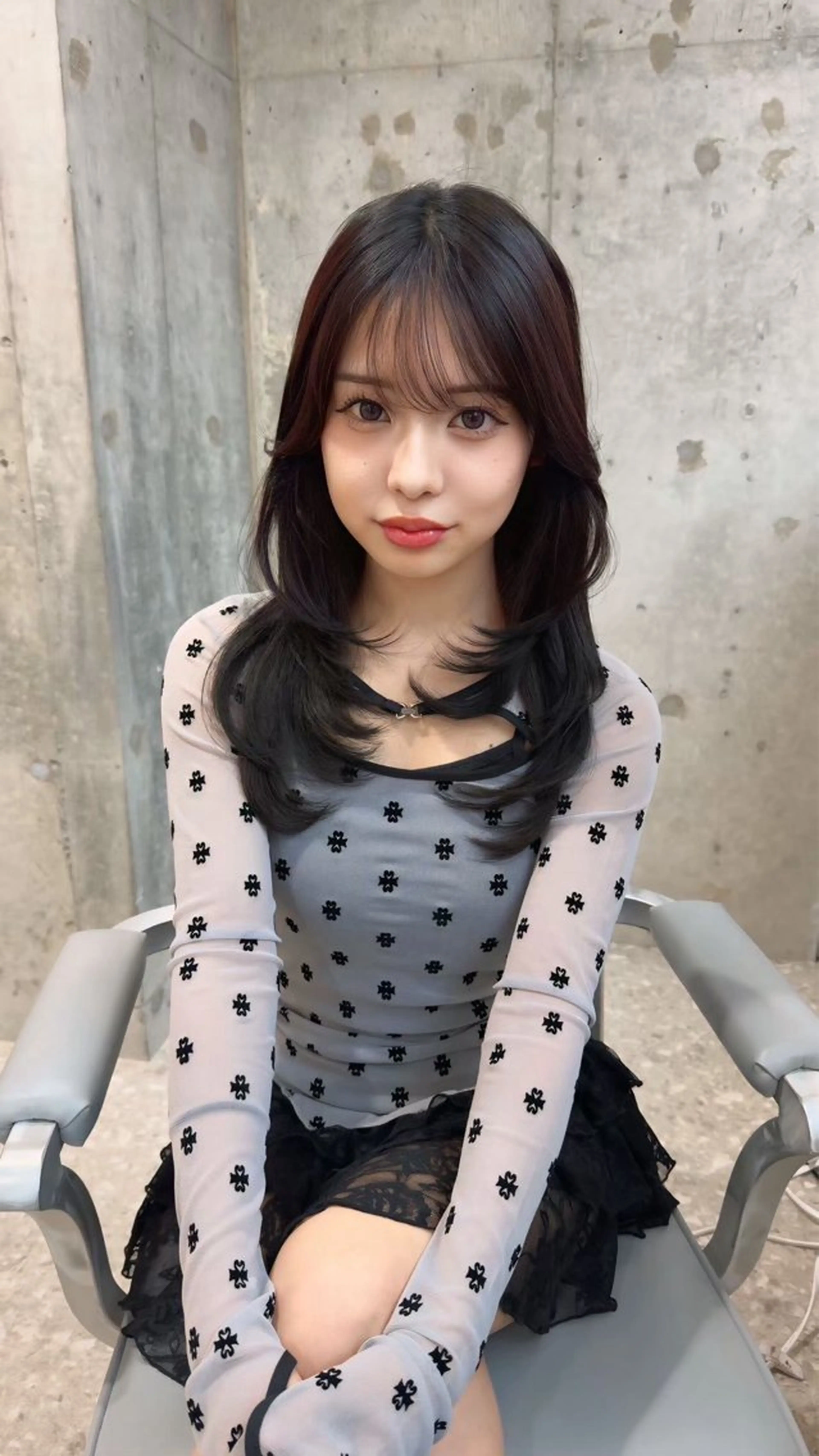 セミロング カラー カット ヘアカラー トリートメント 新宿/髪質改善/ボブ 韓国レイヤー大重聖斗のヘアスタイル