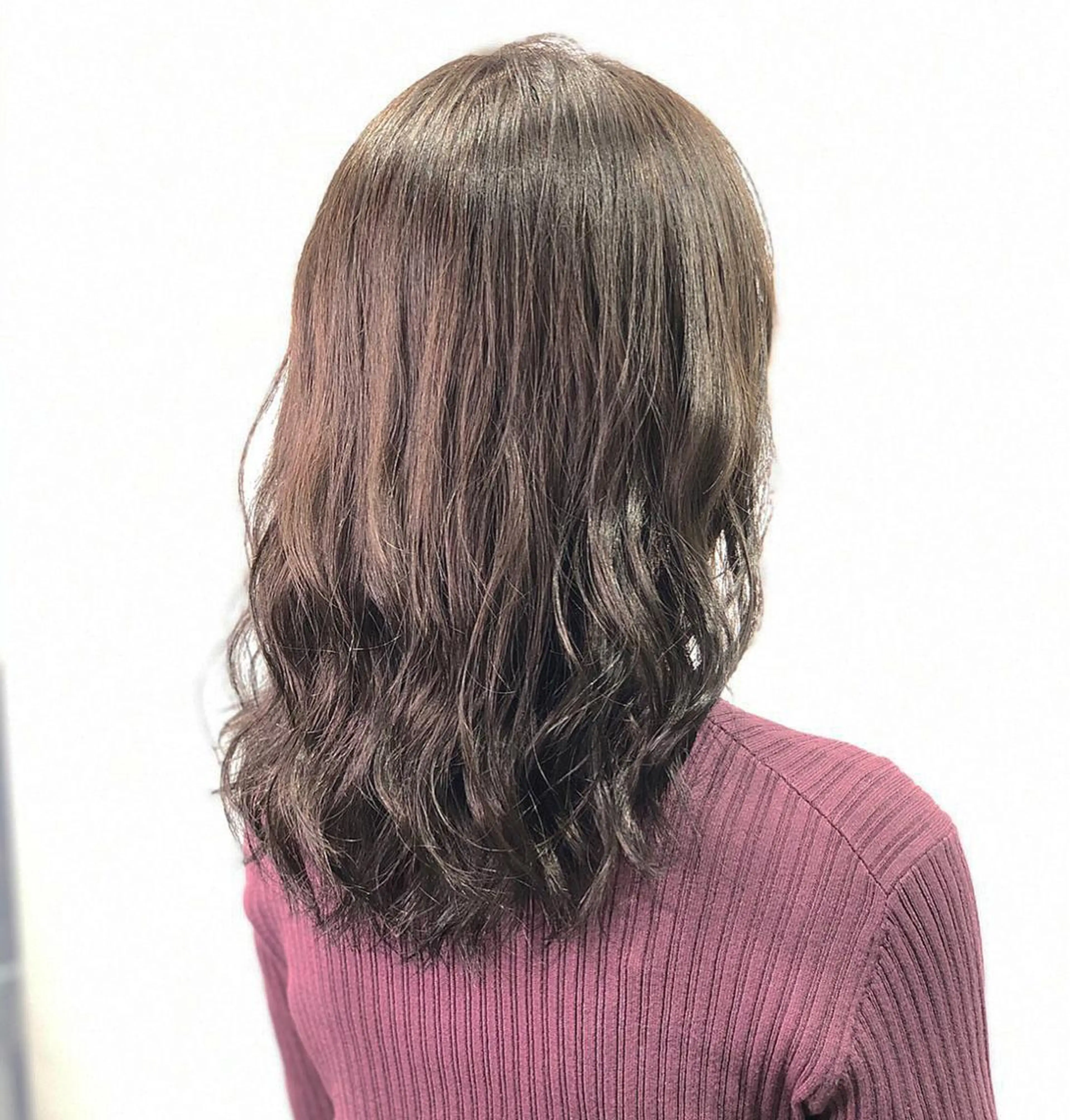 セミロング カラー 髪質改善/縮毛矯正 レイヤー/松川匠のヘアスタイル