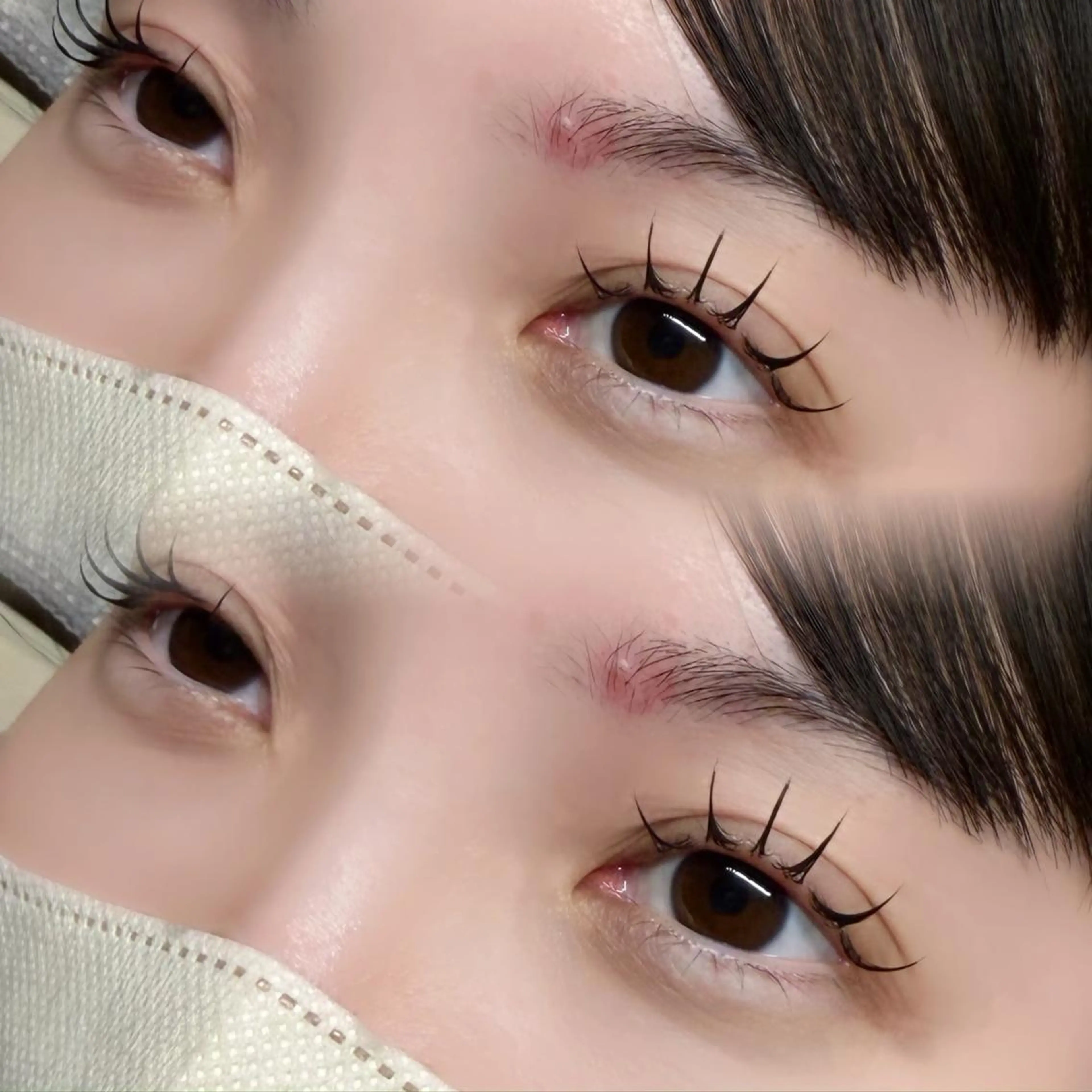 マツエク・マツパ F room UMEDAのマツエク・マツパデザイン